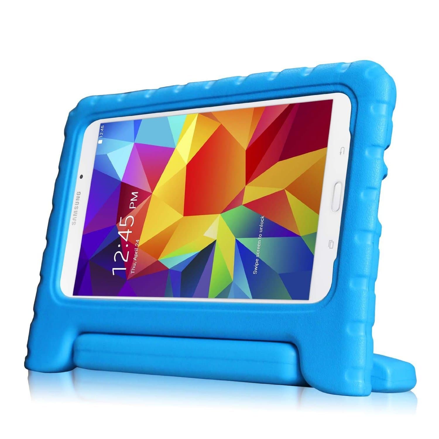 TRAVELLOR Samsung Galaxy Tab 4 7.0 Shockproof Case Light Weight Kids Case Super Protection Cover Handle Stand Case for Kids Children for Samsung Galaxy Tab 4 7-inch (Blue, Galaxy Tab 4 7.0)