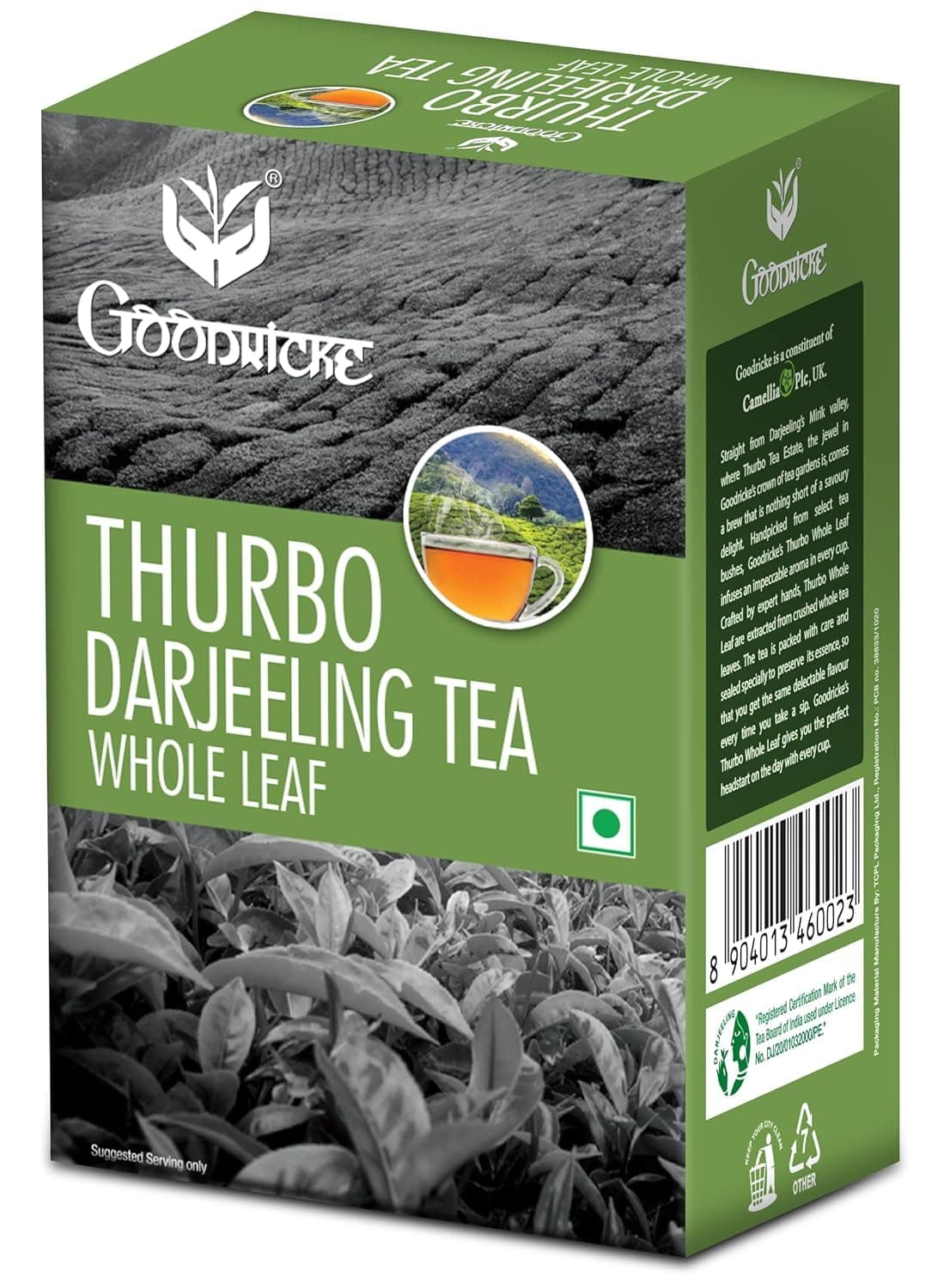 Thurbo Whole Leaf Darjeeling Tea-250 gm