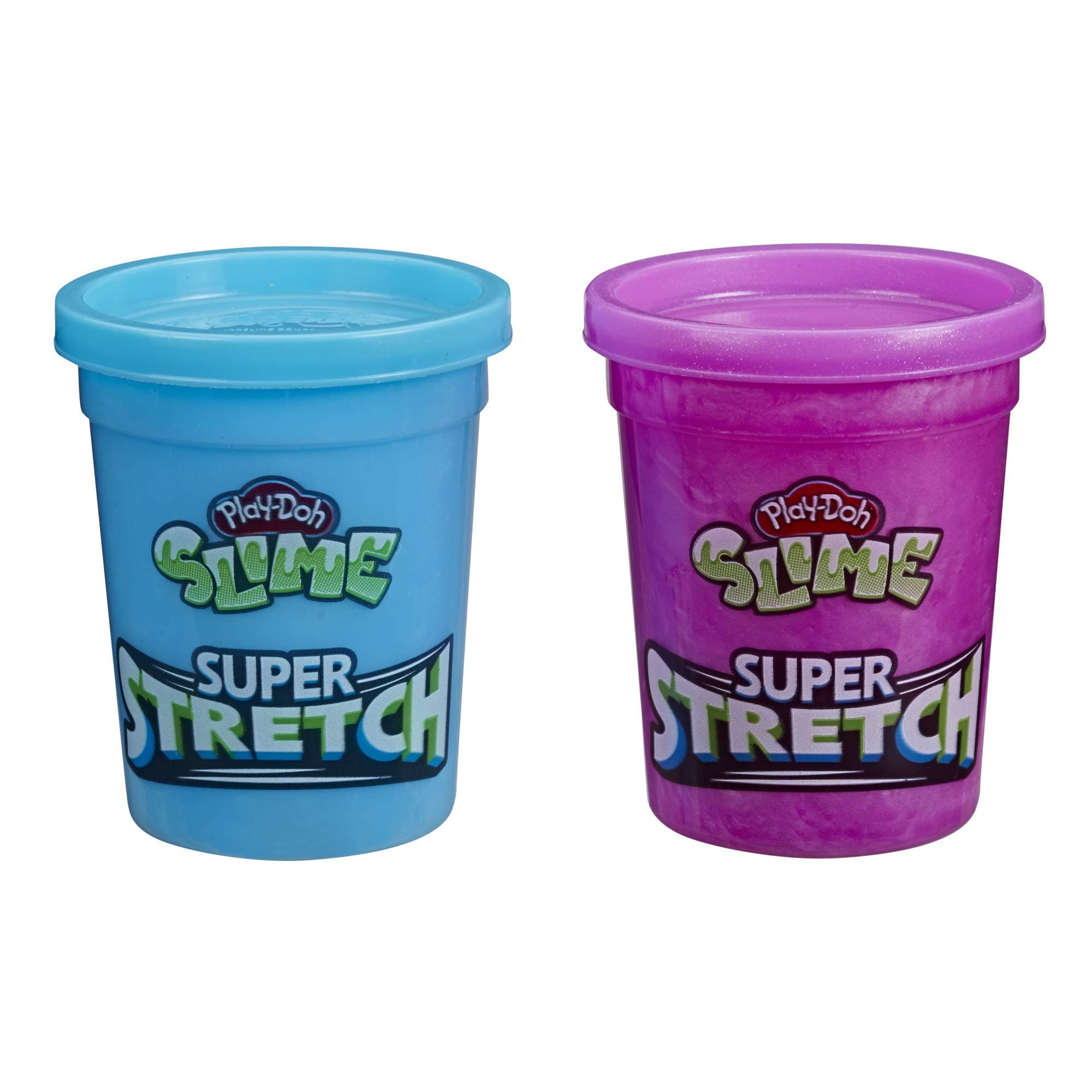 Slime Super Stretch 2-Pack for Kids 3 Years and Up - Purple and Blue