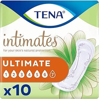 TENA Intimates Ultimate Absorbency Incontinence/Bladder Control Pad, Regular Length, 10 Count (Packaging May Vary)