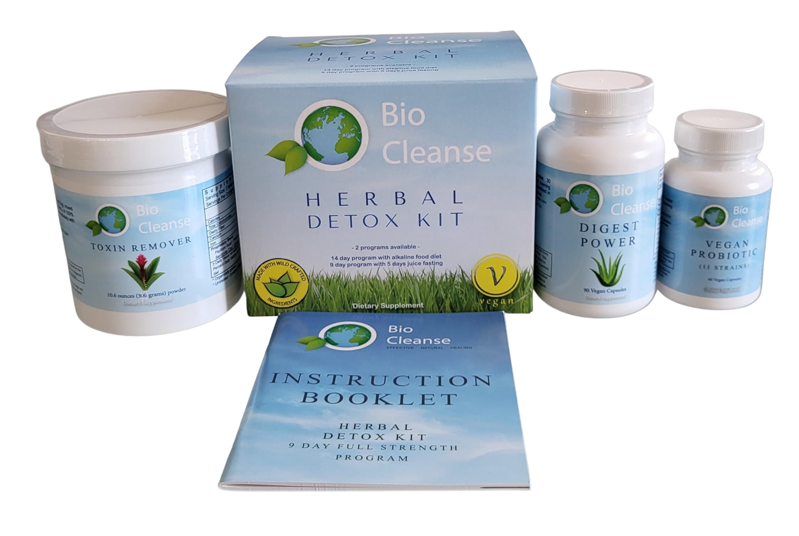 Detox Kit, Includes Probiotic Formula, Digest Power and Bentonite Psyllium, Colon Care, Healthy Elimination and Gut Health