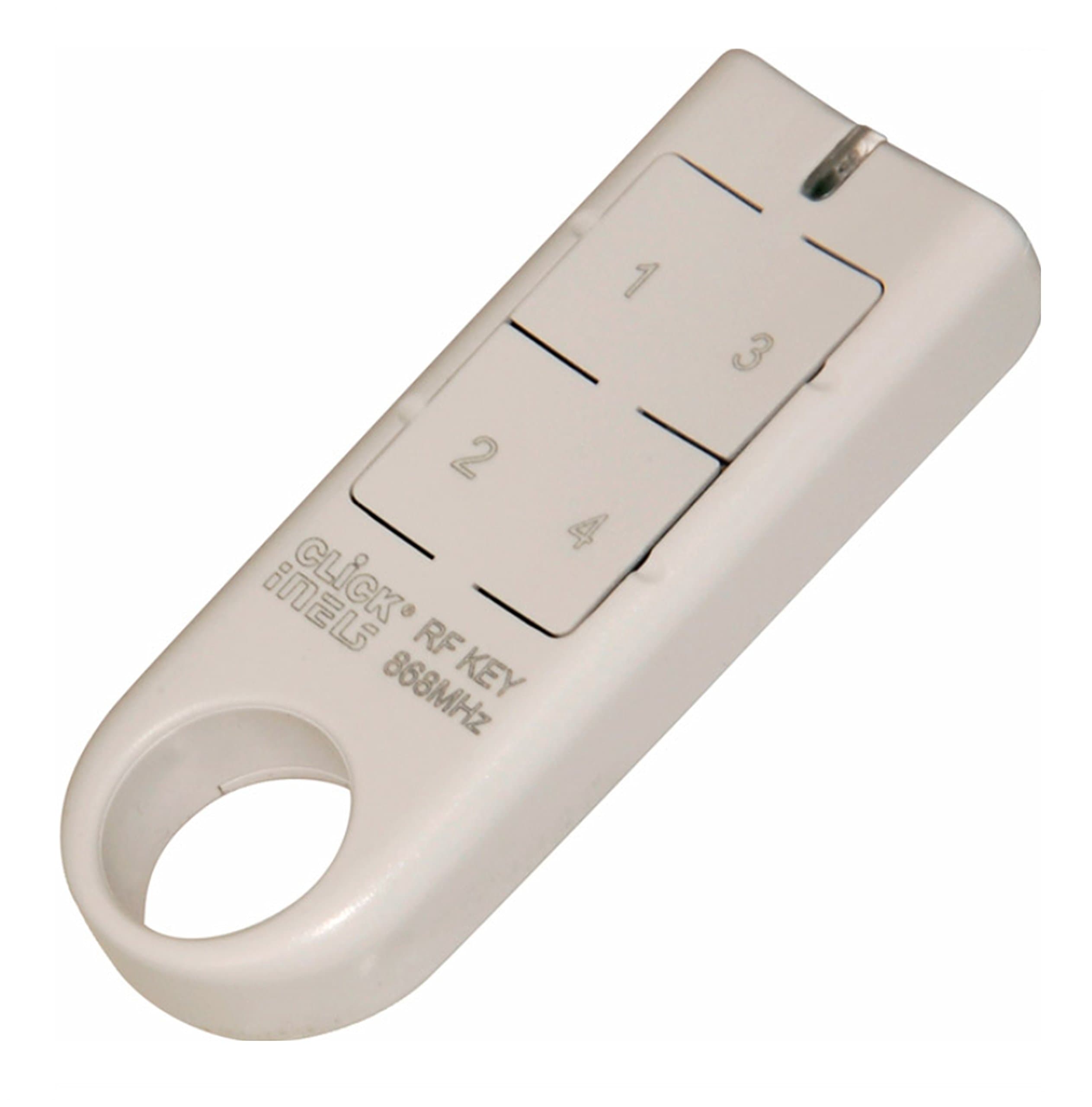 RF Keychain Remote Controller, White