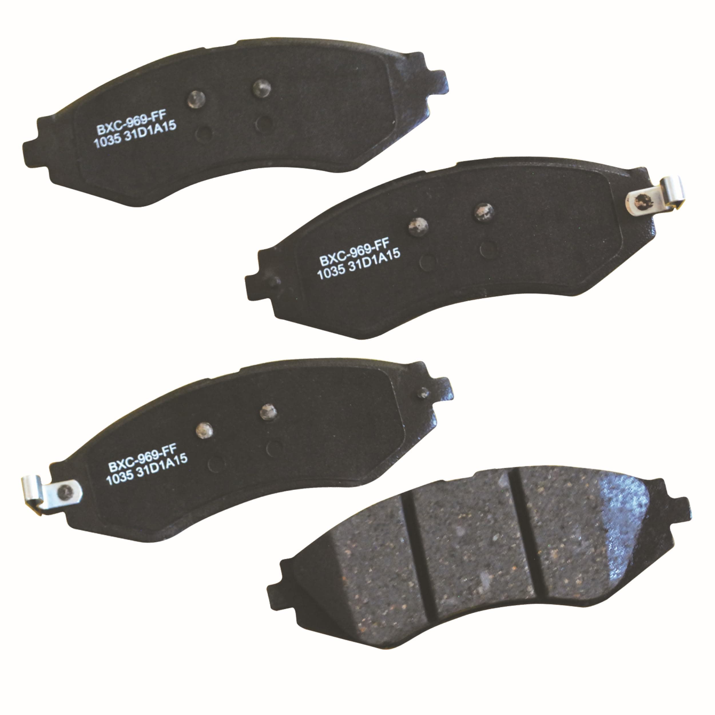 Bendix Premium SBC1035 Ceramic Front Brake Pads for Select Models Chevrolet Aveo, Aveo5, Optra, Spark, Spark EV, Pontiac G3, G3 Wave, Wave5, Suzuki Forenza, Reno, Swift+