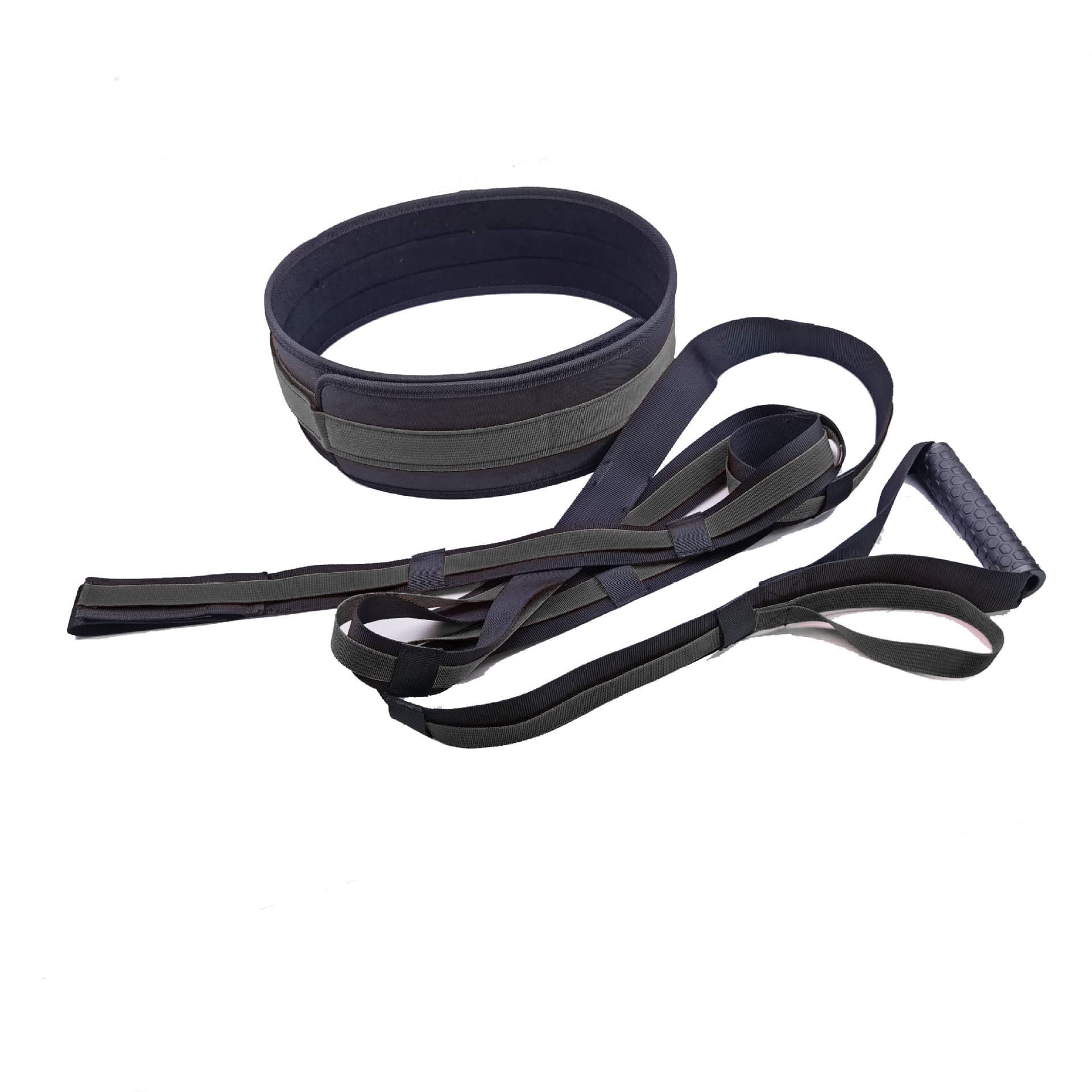 THE WHITE SHOP Speed Training Kit/Overload Running Resistance & Release/Harness & Resistance Band, Speed and Agility Equipment for Sprint and Football, Basketball, Soccer/Black