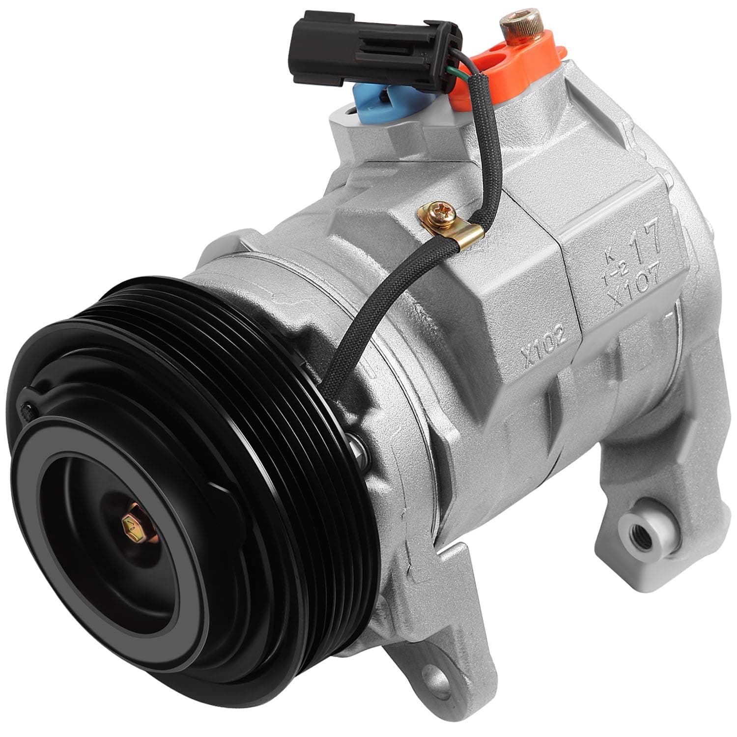 SCITOO AC Compressor fit for Dodge for Ram 1500 5.7L 2003-2008, Air Conditioning Compressor fit for Dodge for Ram 2500 5.7L 2003-2008, for Dodge for Ram 3500 5.7L 2003-2008 CO 10802C 55056336AA