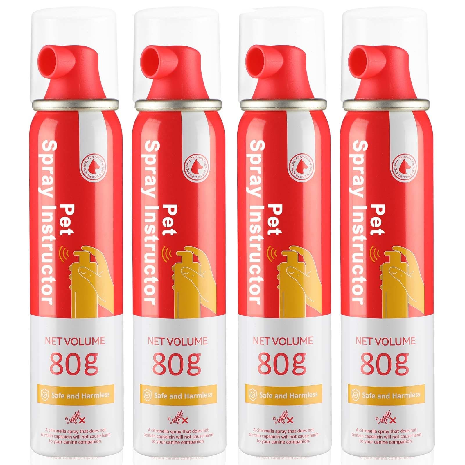 Corrector Spray Dog Trainer, 80ml 4 Pack Corrector Spray for Dogs to Stops Barking, Food Stealing, Dog Fights, Attacks & Unwanted Dog Behaviour, Safe