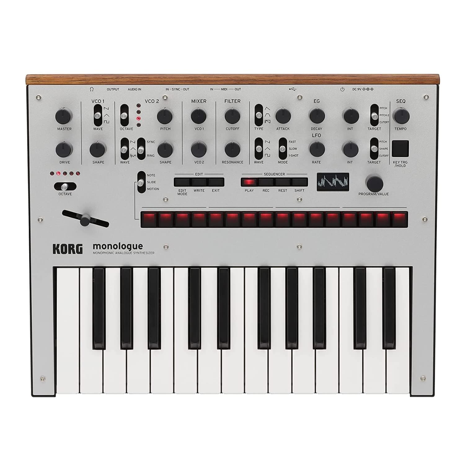 Korg - Monologue Monophonic Analog Synthesiser - Silver