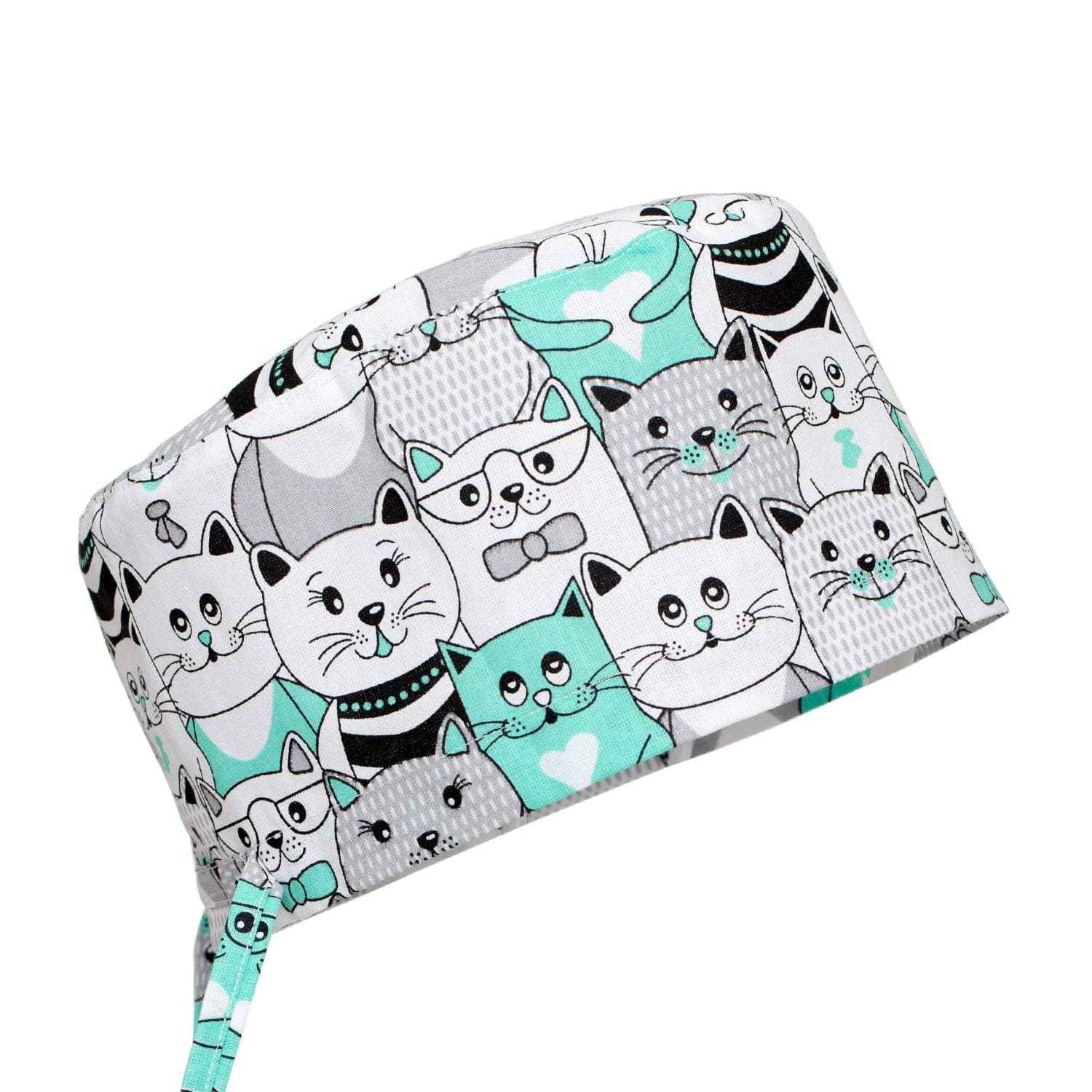 Scrub Cap Hat Unisex Animal Print Uniform