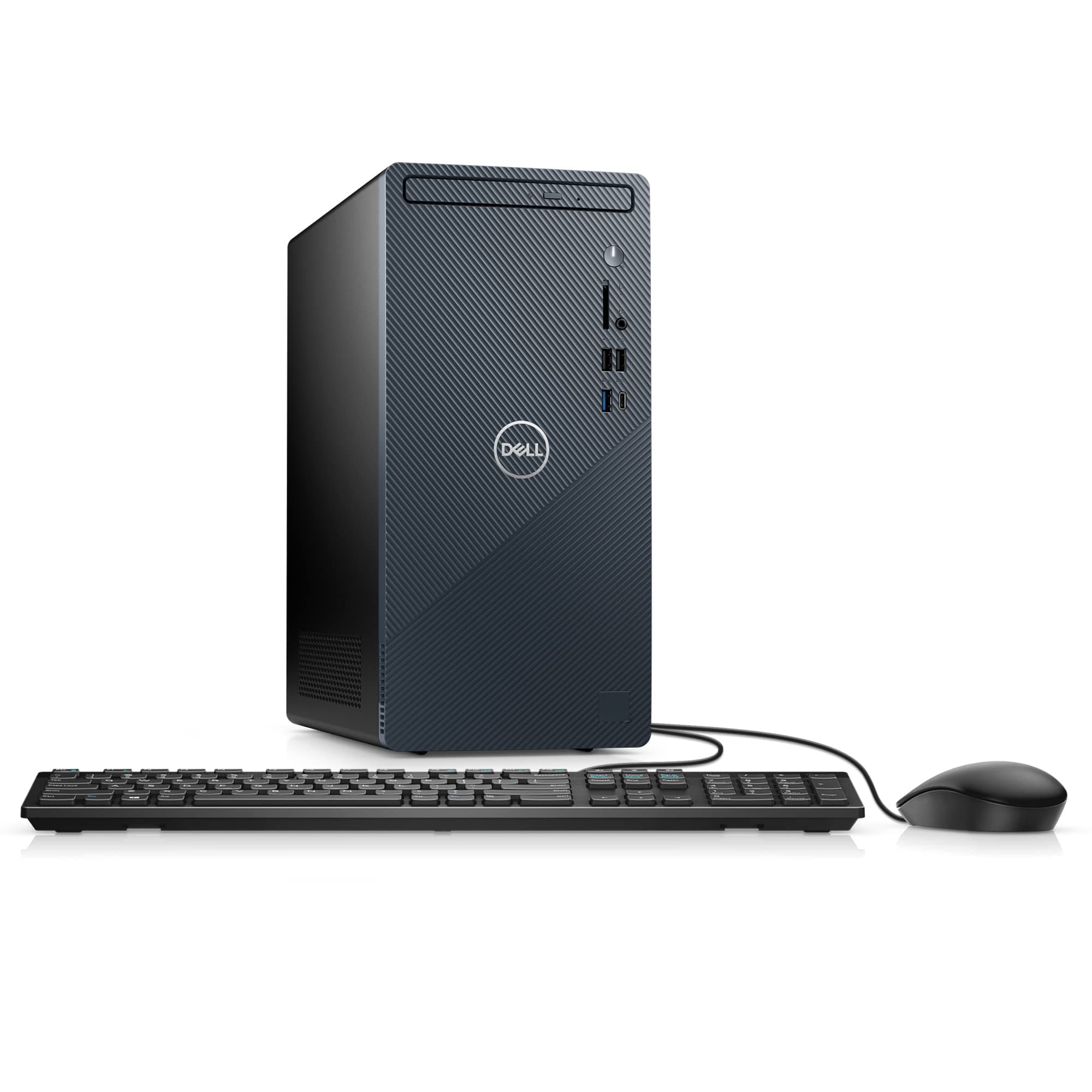 Dell Inspiron 3910 Desktop - Intel Core i7-12700 Processor, 16GB DDR4 RAM, 512GB SSD, Intel UHD 770 Graphics, Intel Wi-Fi 6, 2 Years + 6 Months Retail Dell Migrate, Windows 11 Pro - Mist Blue
