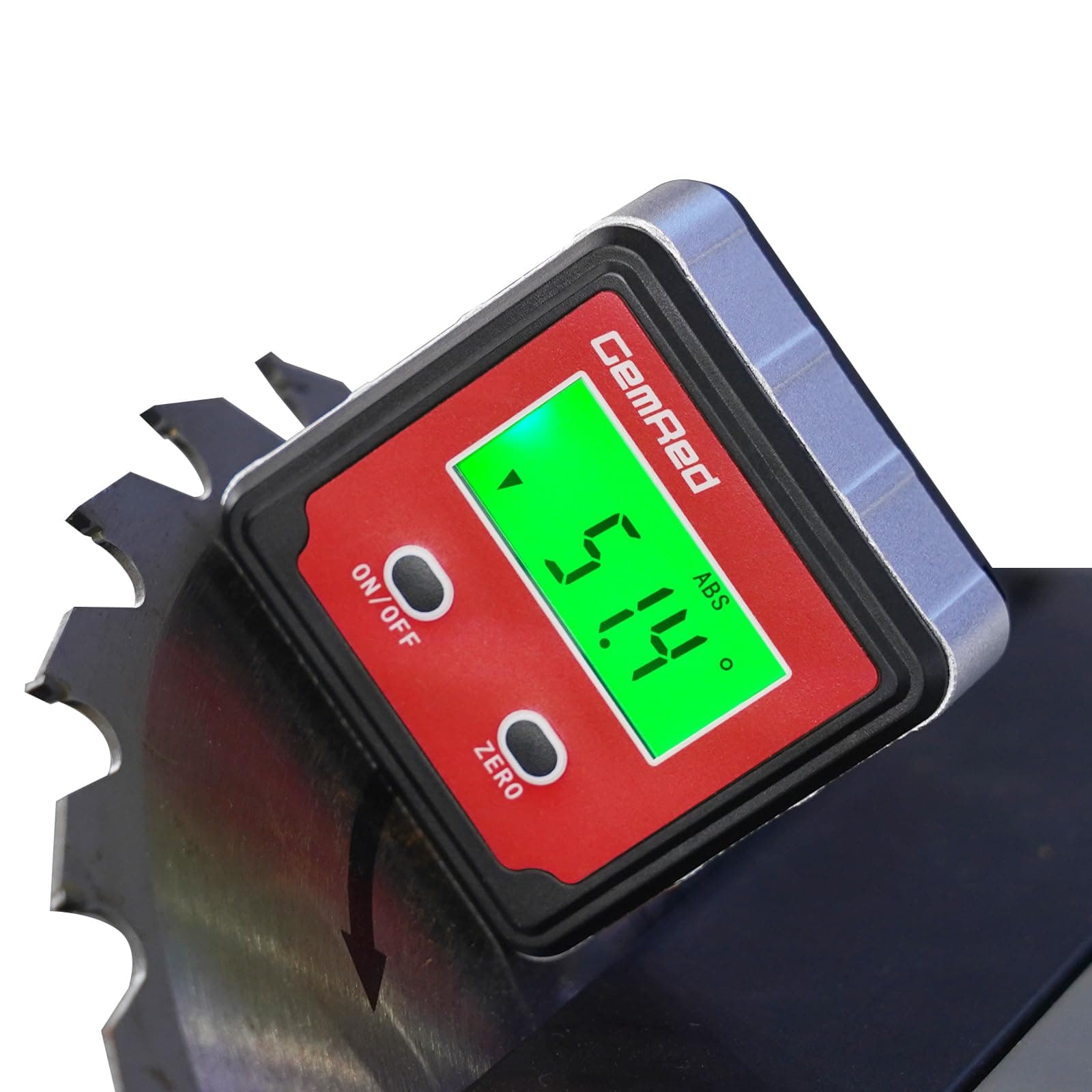 GemRed Digital Level Box, Digital Angle Finder Tool with LCD Display & Magnetic Base, Bevel Gauge Inclinometer for Woodworking Building Mechanical Tilt Adjustment, Battery Included