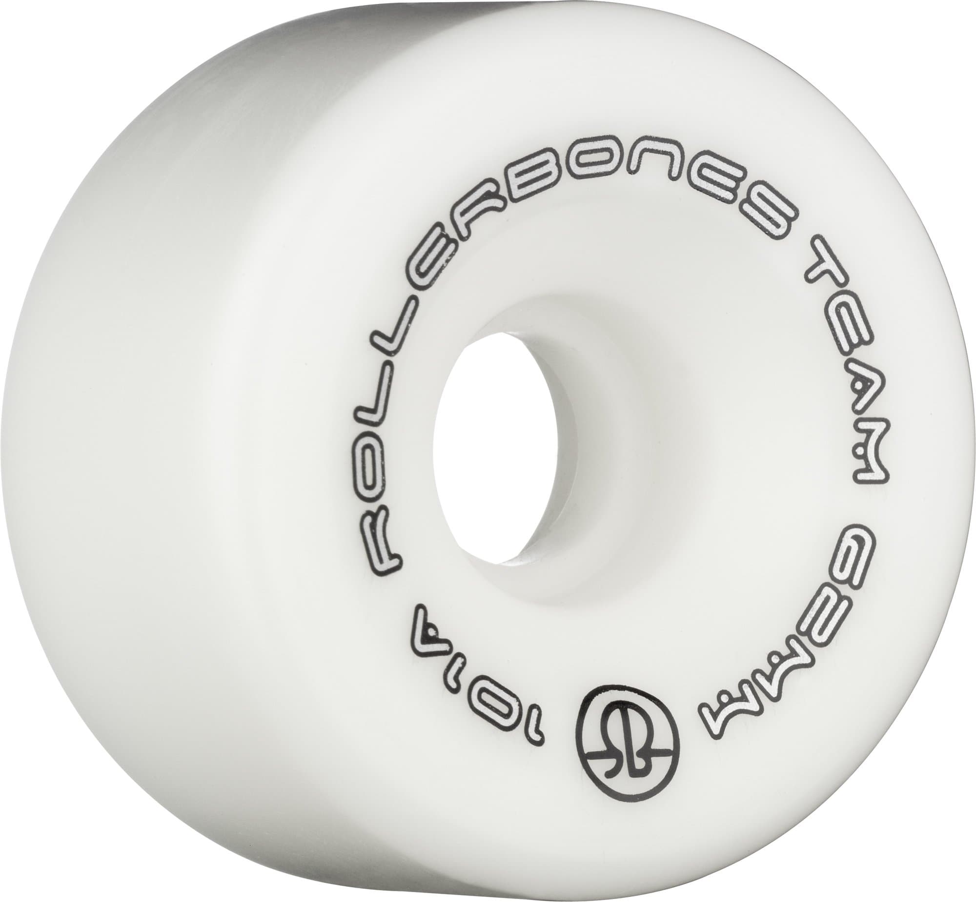 Rollerbones Team Logo 101A Recreational Roller Skate Wheels (Set of 8)