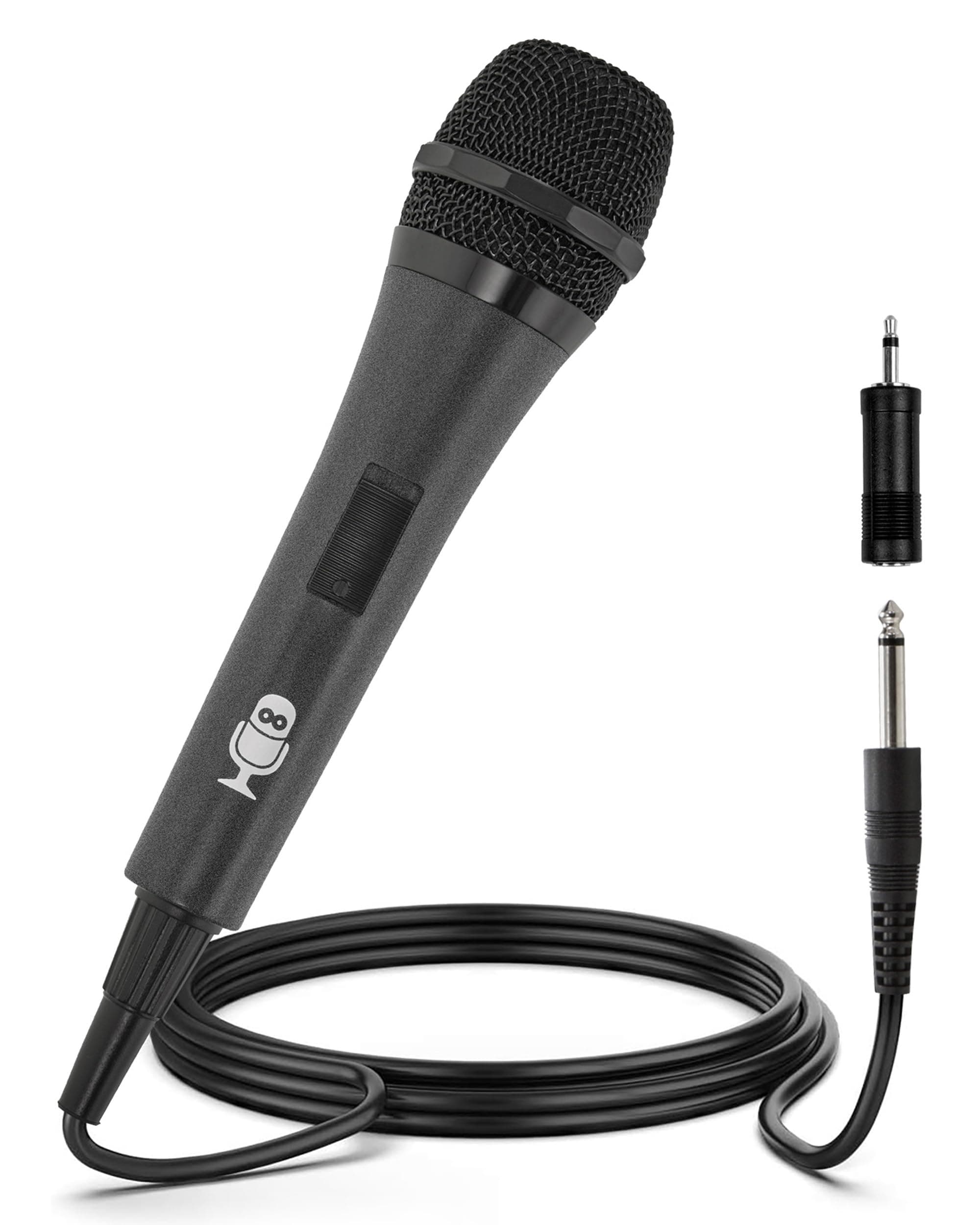 Singing Machine SMM205 Uni Directional Dynamic Microphone - Black