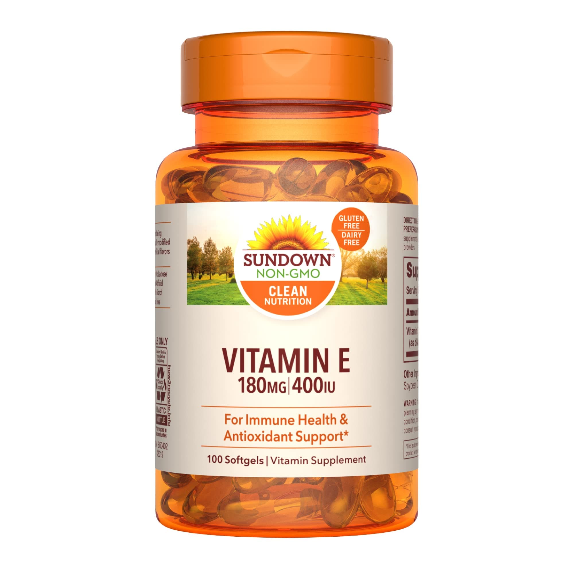 Sundown Vitamin E, 100 Count
