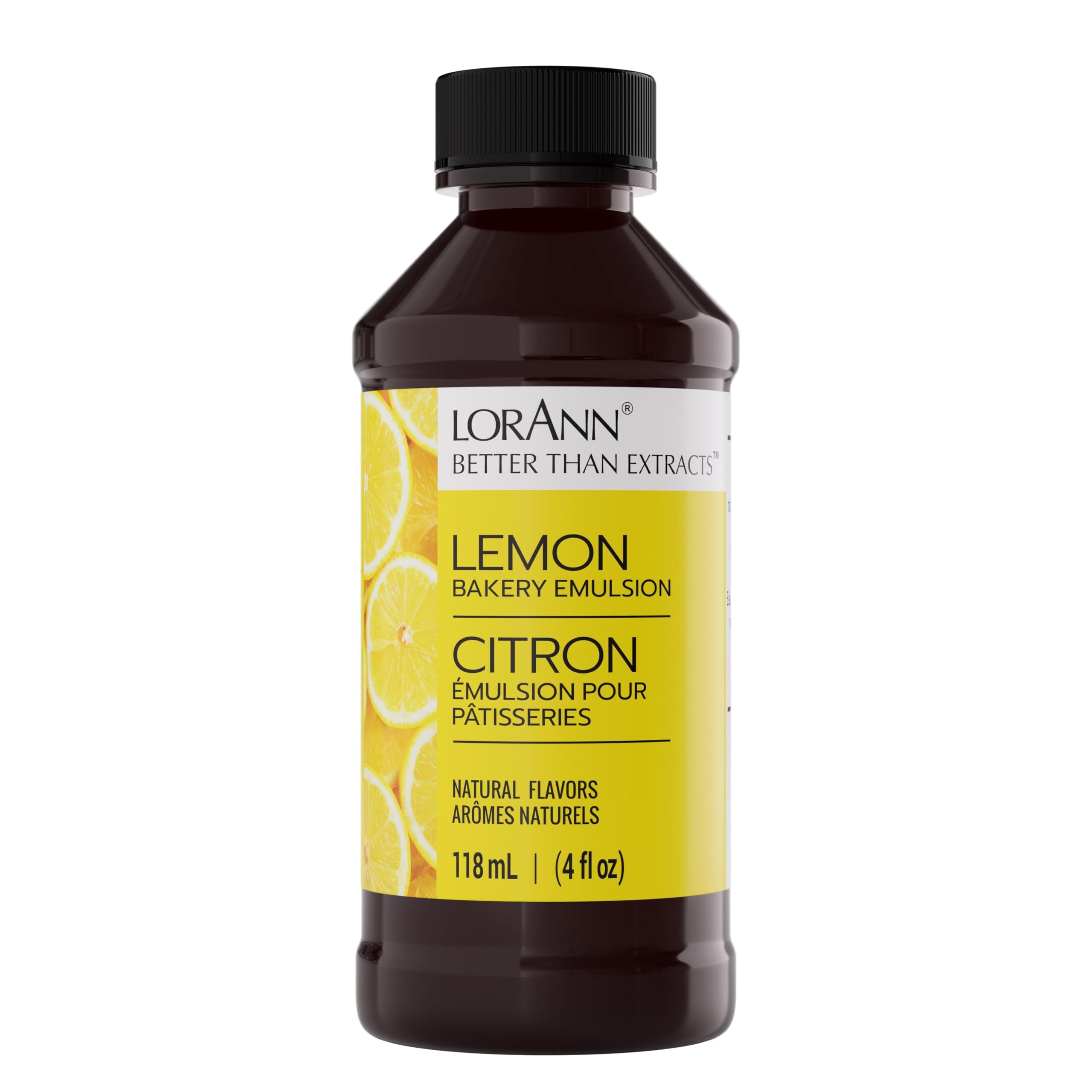 LorAnn Oils Lemon Bakery Emulsion, 4 ounce bottle