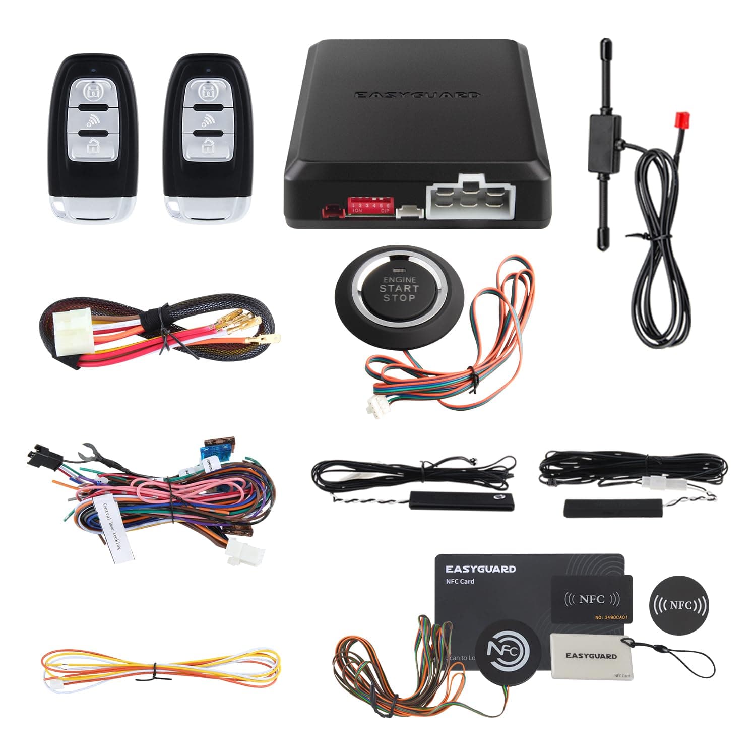 EASYGUARD EC002 PKE car alarm