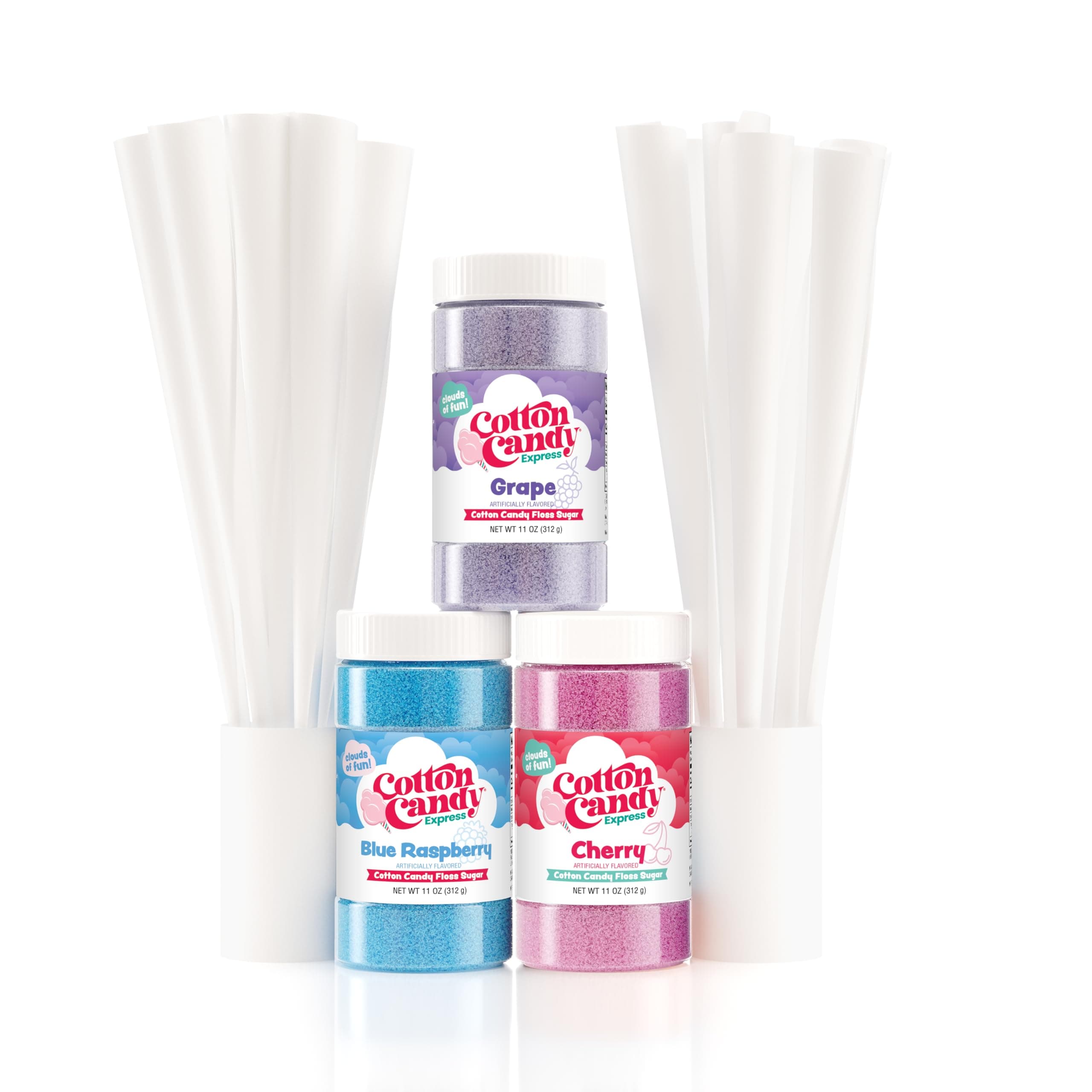 Cotton Candy Express Fun Pack | Kit Features Cherry, Blue Ra
