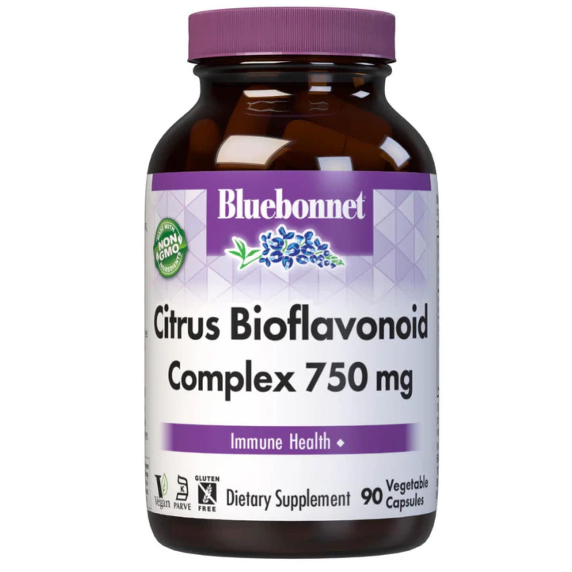 Citrus Bioflavonoid Complex 750 mg Immune System Support - Hesperidin Citrus Bioflavonoids from Oranges Lemons Grapefruit & Limes - Non-GMO, Vegan, Gluten-Free - 90 Veggie Capsules