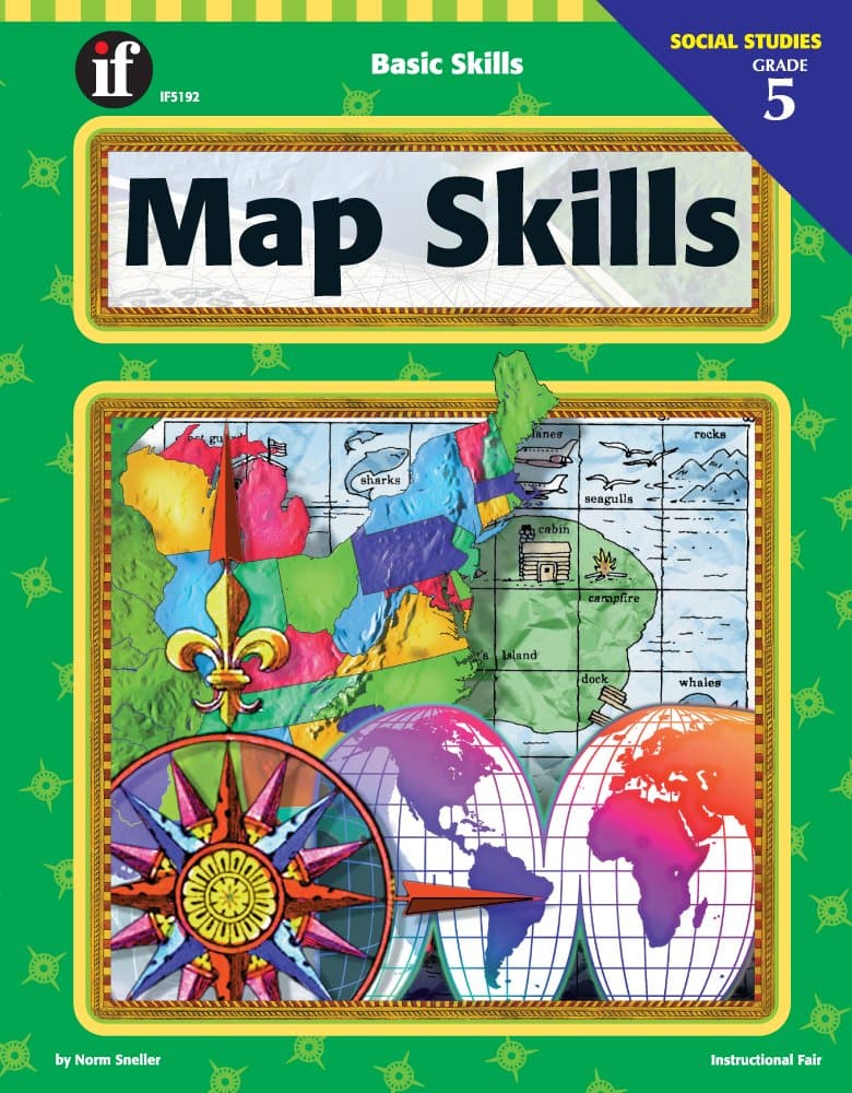 Map Skills, Grade 5 (Basic Skills) Paperback – January 15, 1999