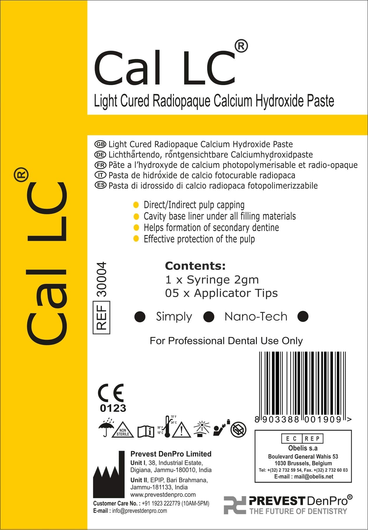 Prevest DenPro Cal LC 2 gm