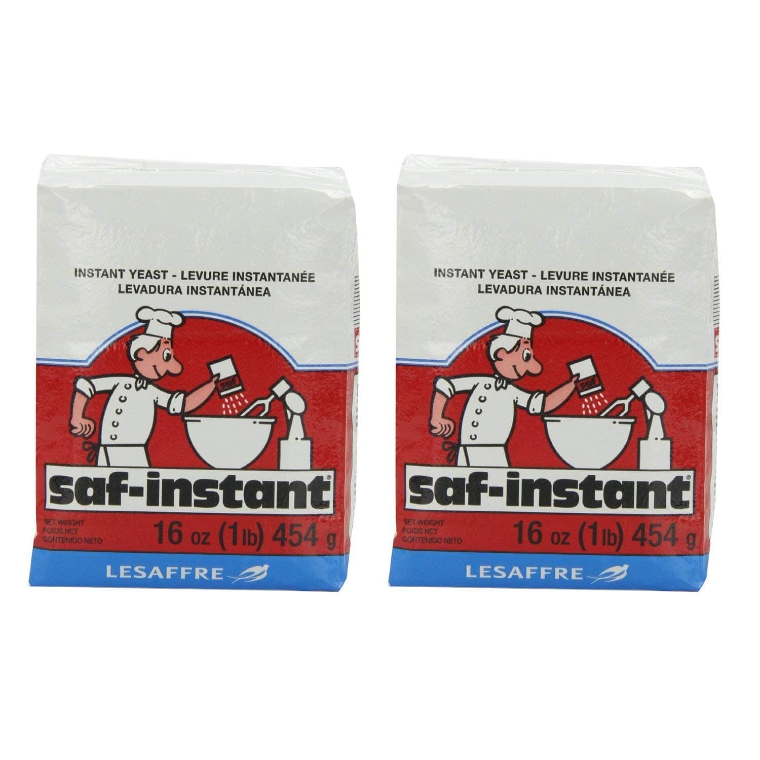 Instant Yeast, 1 Pound Pouch (2-Pack)