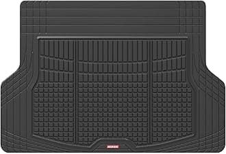 Motor Trend Premium FlexTough All-Protection Cargo Mat Liner – w/Traction Grips & Fresh Design, Heavy Duty Trimmable Trunk Liner for Car Truck SUV, Black (OF-985-BK)