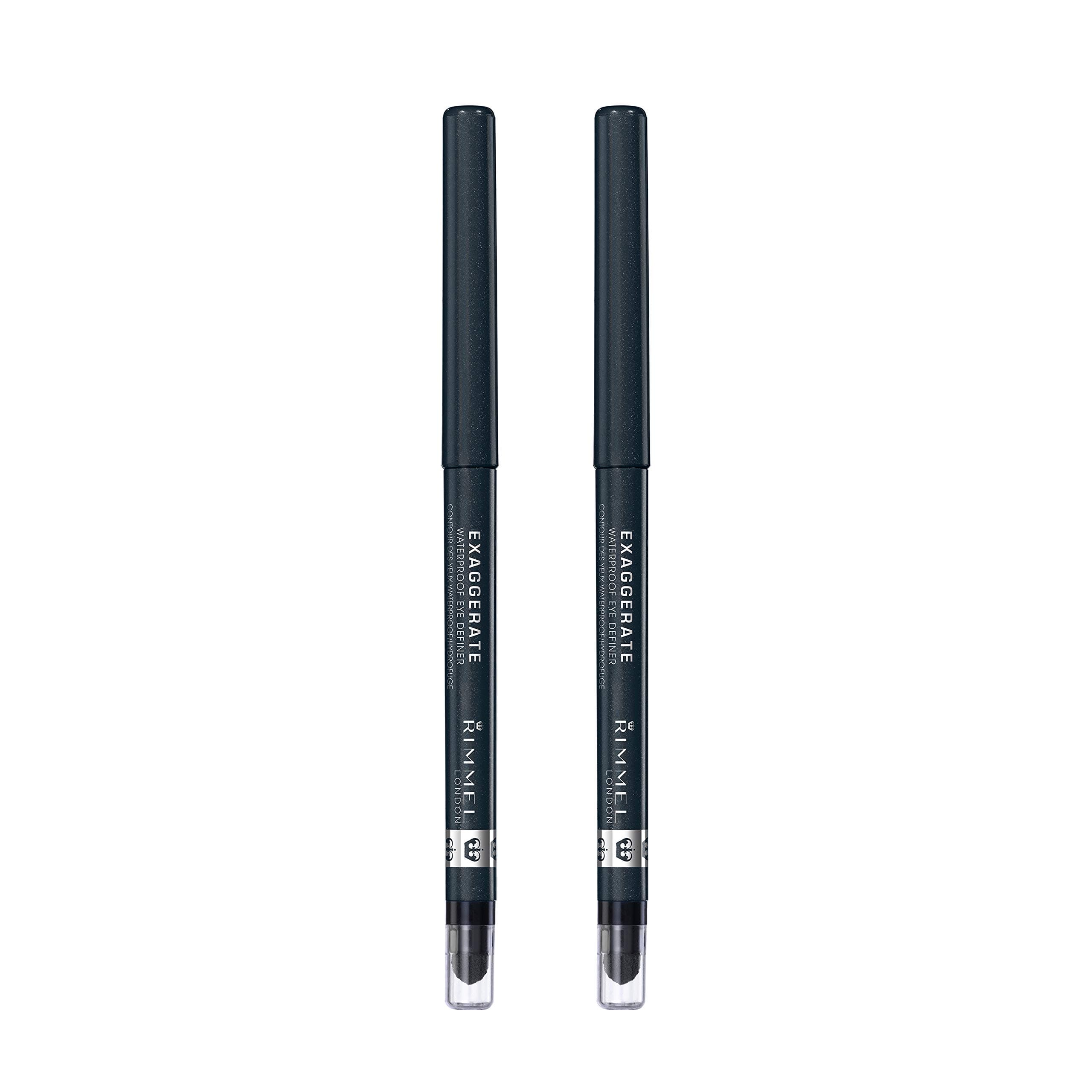 Rimmel Exaggerate Eye Definer, Earl Grey, 2 Count, 2 Count (Pack of 1)