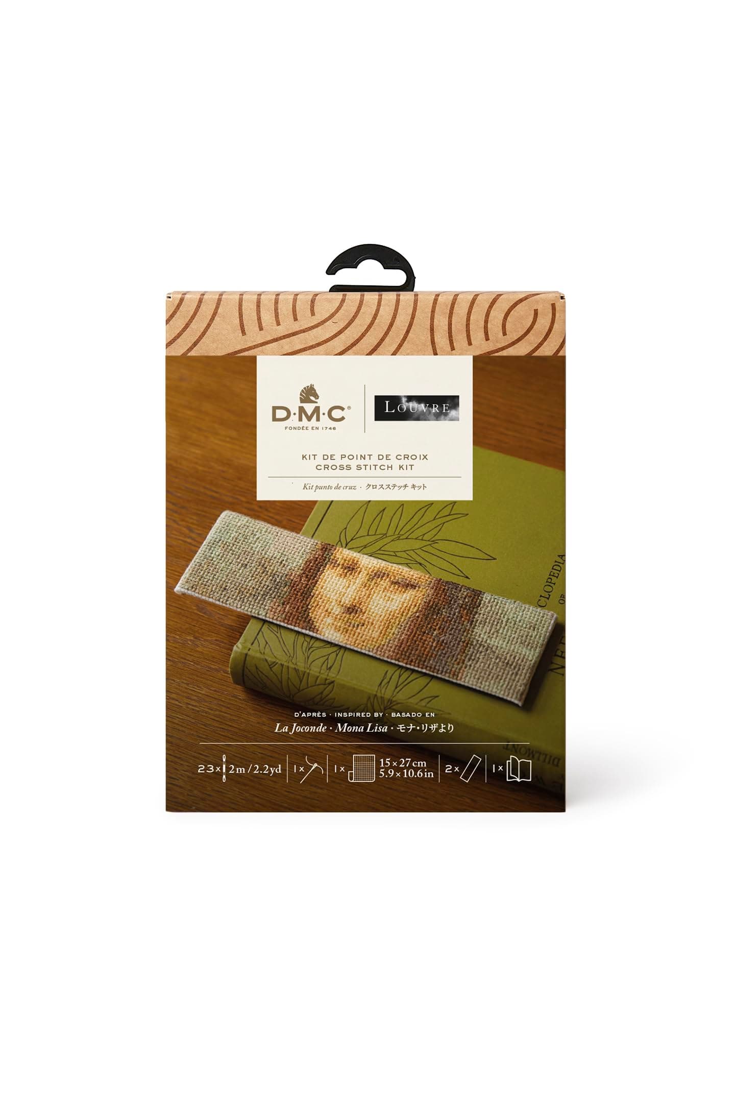 DMC Mona Lisa Bookmark Cross Stitch Kit