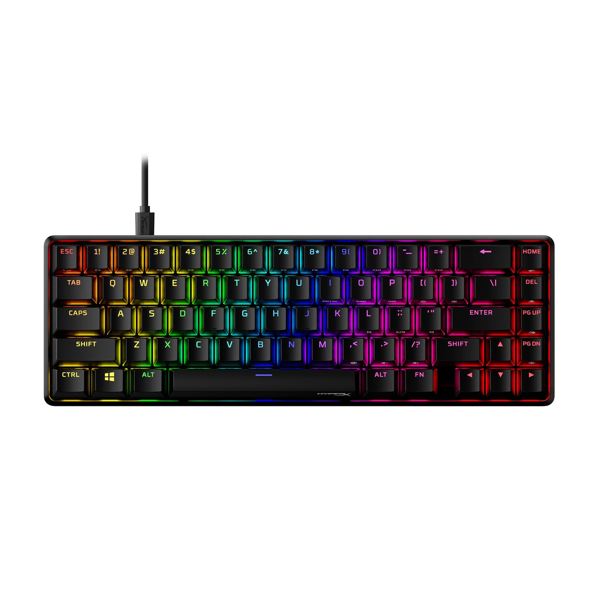 Alloy Origins 65 - Mechanical Gaming Keyboard – Compact 65% Form Factor - Linear Red Switch - Double Shot PBT Keycaps - RGB LED Backlit - NGENUITY Software Compatible,Black