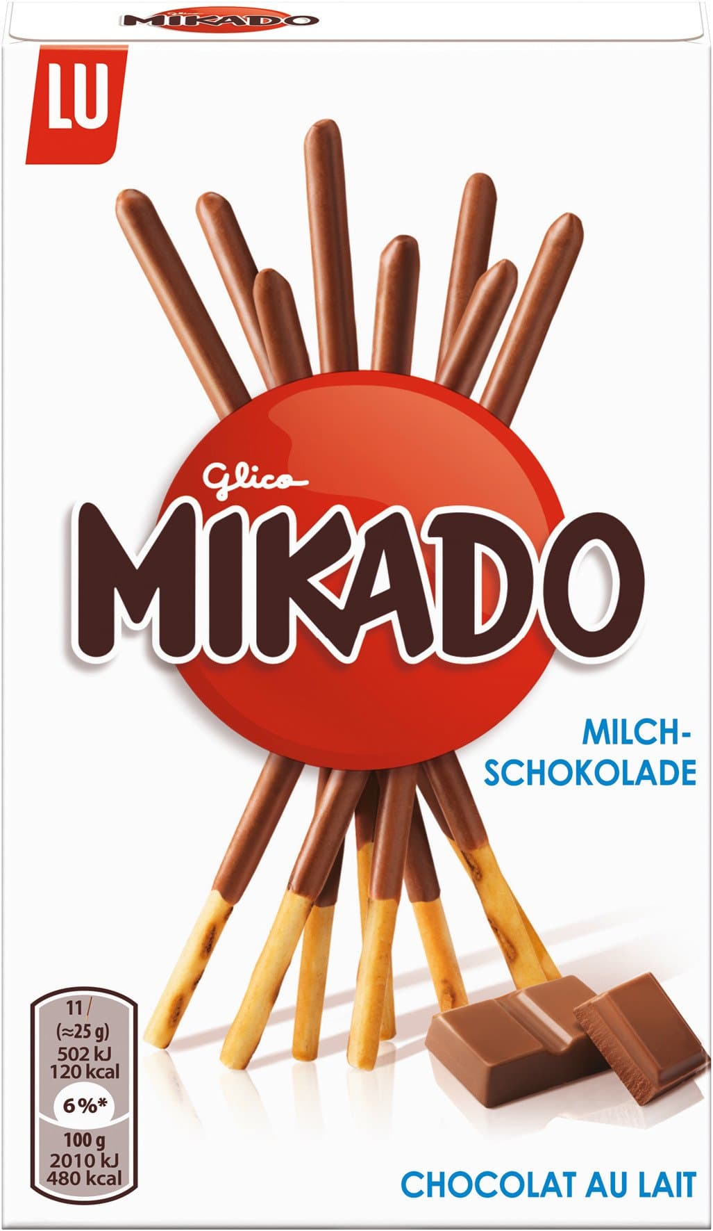 Mikado Milk Chocolate 75g x 4 Pack (4)