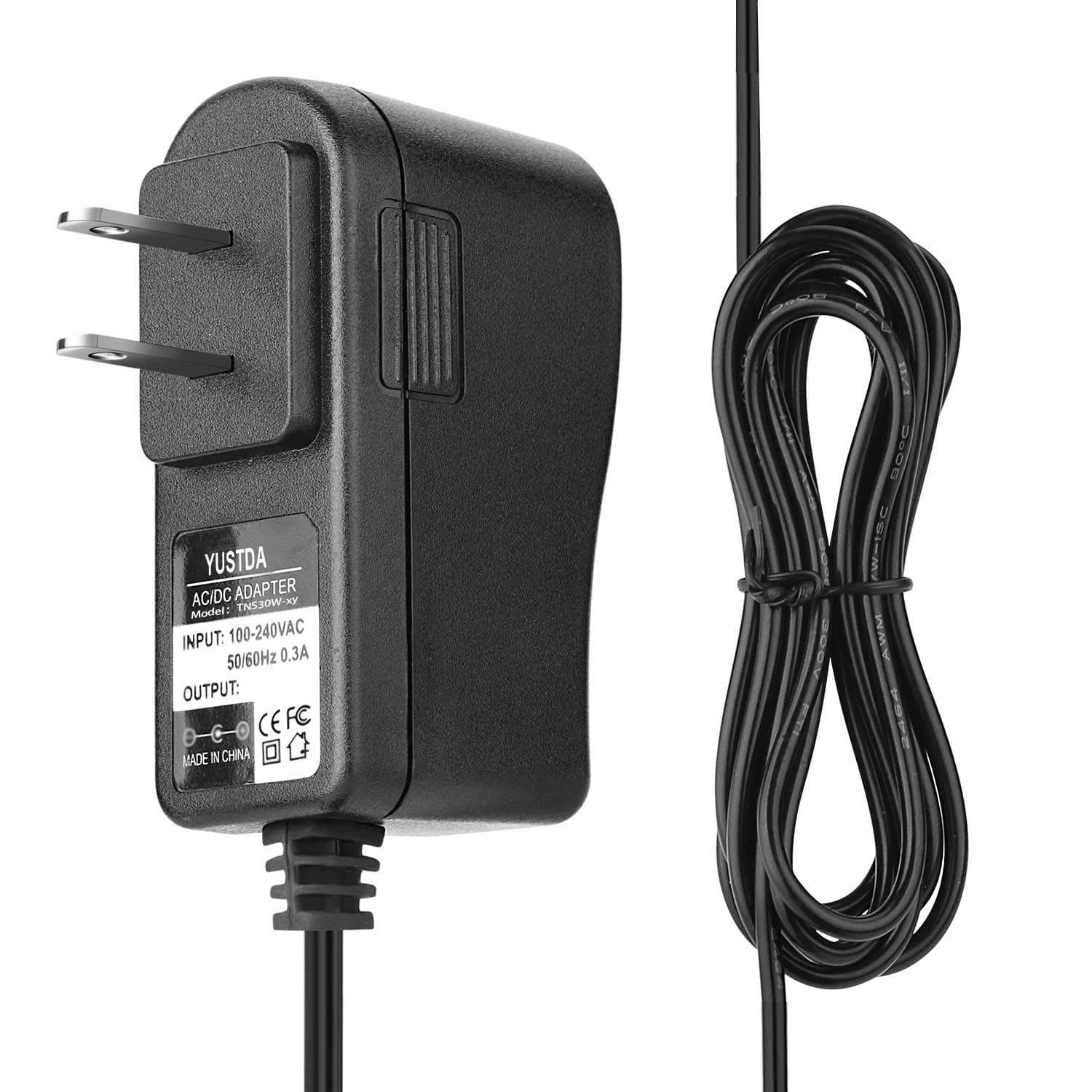 Yustda AC/DC Adapter Replacement for TOA Q-SC-P620 SC-P620 SC-P620-AS Compact Powered Horn Speaker 20W Power Amplifier Volume Control L.T.E. LTE LTE24E-S2-1 12VDC Power Supply Charger Cord