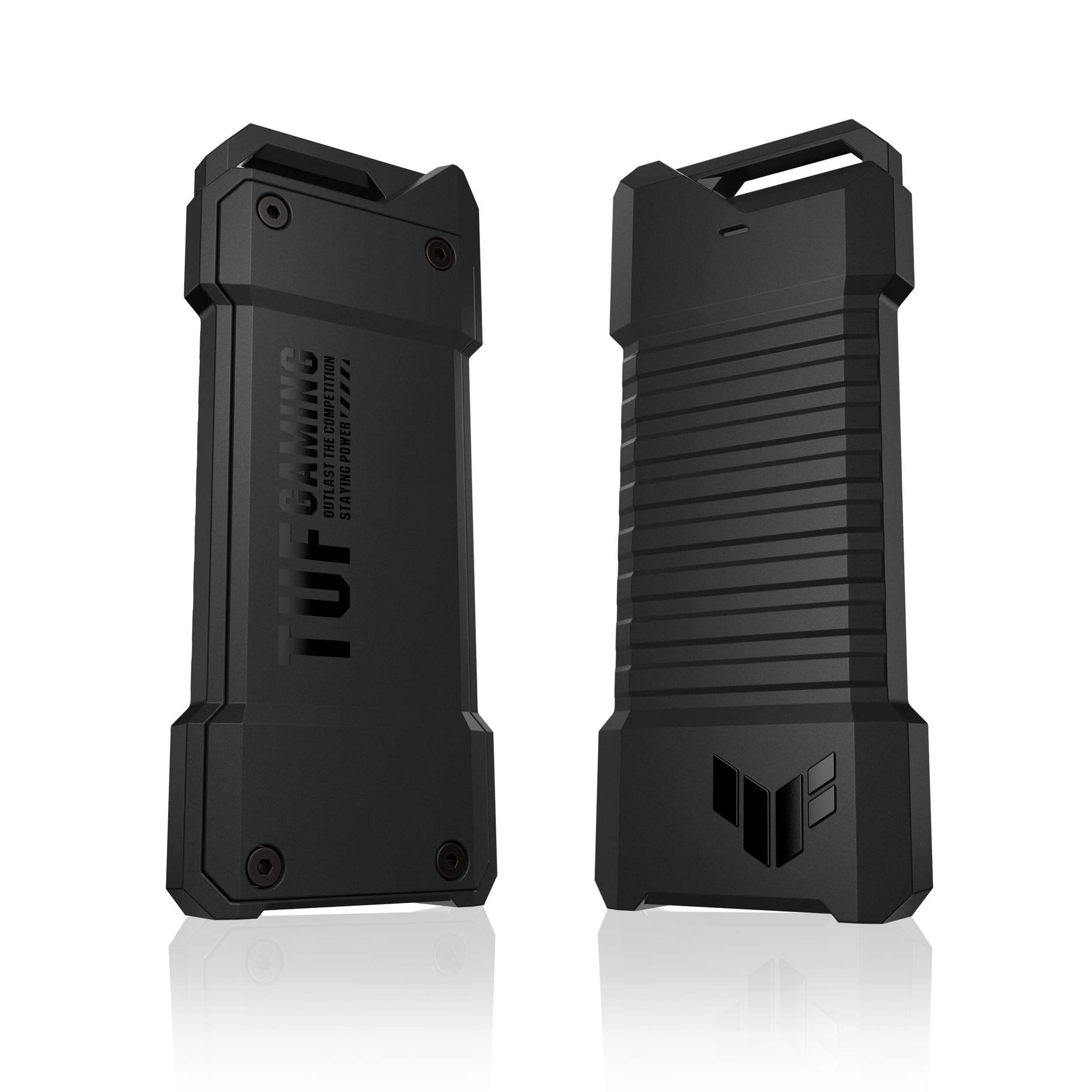 ASUS TUF Gaming A1 USB-C 3.2 Gen 2x1 SSD Enclosure (SSD Enclosure), Supports M.2 NVMe PCIe and SATA interfaces, M.2 Locking, MIL-STD-810H Drop Resistance, Water and Resistance