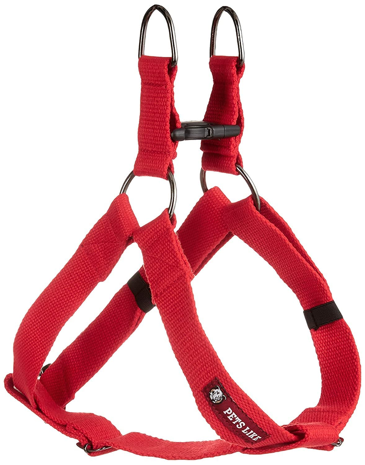 PetsLike Spun Harness Regular Red (size Large), RED, Large.