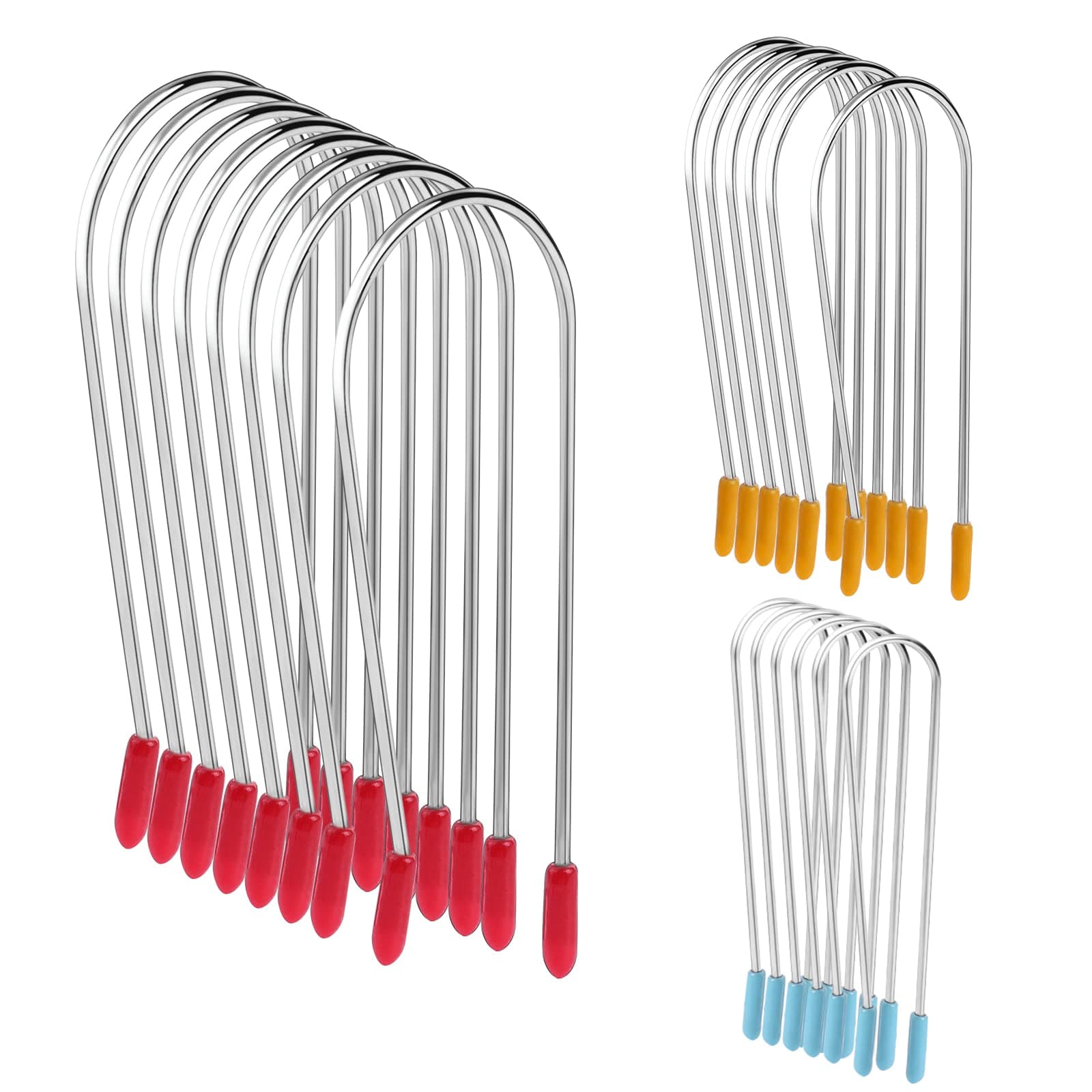 Hot Curler Clips Replacement Hot Roller Clips Assorted Hot Roller Securing Pins Fits ¾'', 1”,1¼ Inch Rollers and Curlers(20pcs)