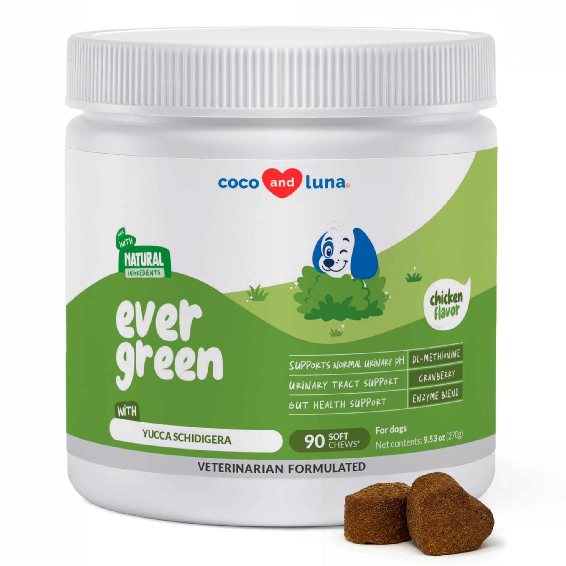 - Grass Burn Spot Soft Chews - Pee Grass Spot Saver Caused by Dog Urine - Dog Urine Neutralizer for Lawn, with Canine Enzyme Blend, Probiotics, and Cranberry.