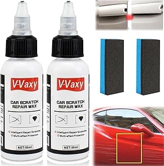 V-Vaxy Car Scratch Repair Wax, Car Buff Out Scratch, Intelligent Repair Scratcher, Scratch Repair, Multi-effect Protection (1.76 fl oz *2Pcs）