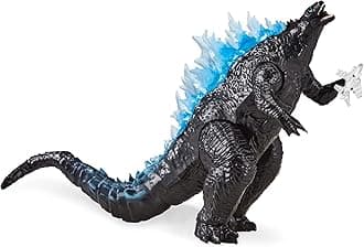 Godzilla vs Kong 6" Supercharged Godzilla w/Fighter Jet,Multicolor,MNG16000