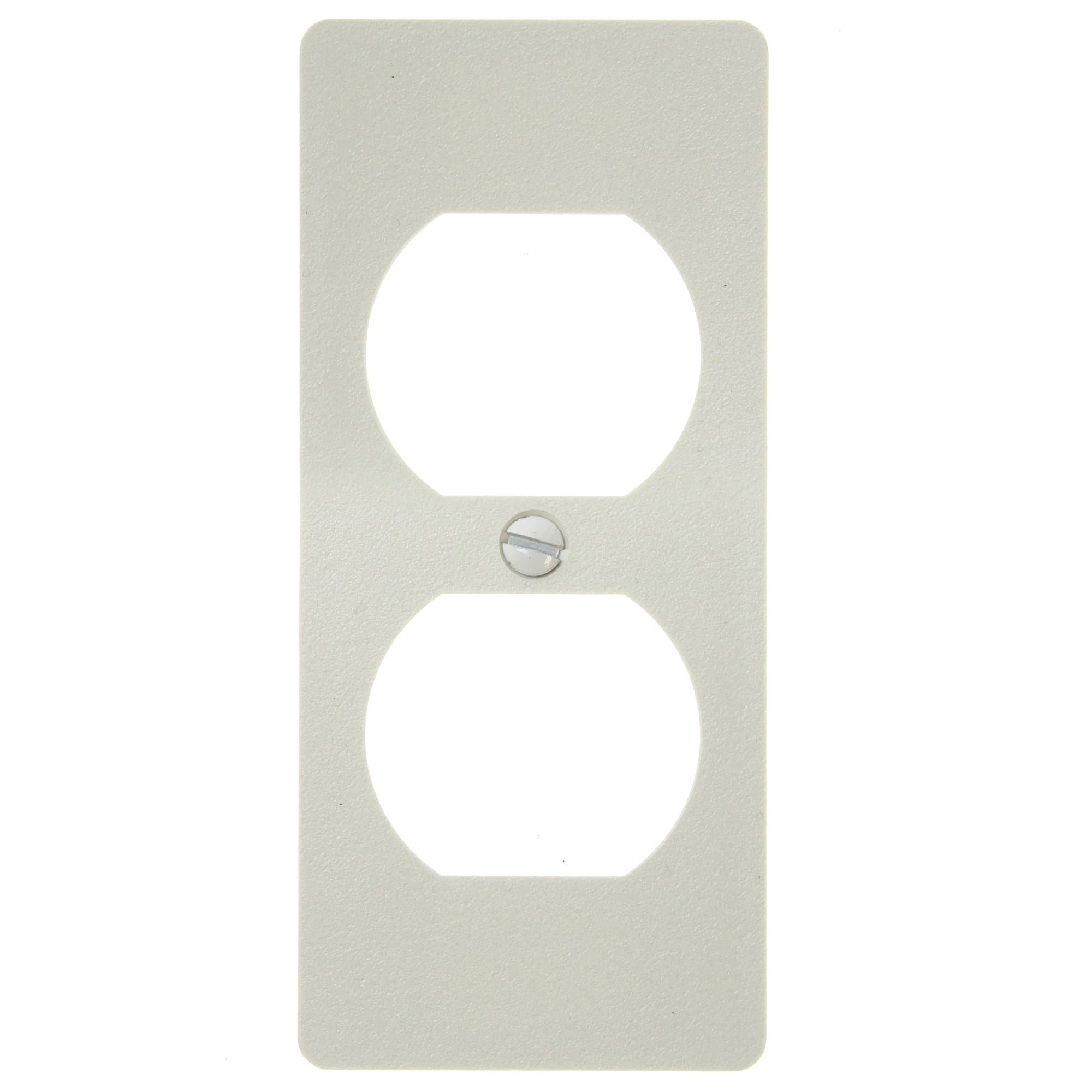 Wiremold 5507D Non-Metallic Duplex Faceplate 5500 Ivory