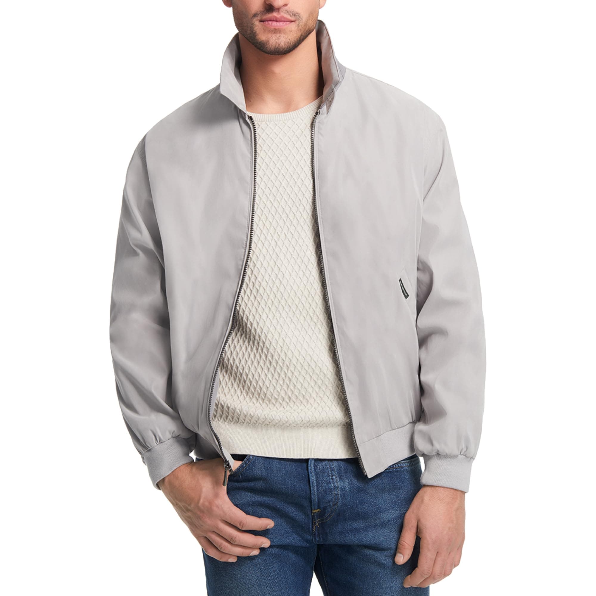 Weatherproof Men's Golf Jacket - Lightweight Windbreaker, Water-Resistant Microfiber Shell, Perfect for Golf & Casual Wear