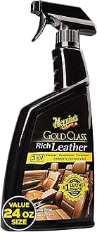 Meguiar's G10924SP Gold Class Rich Leather Cleaner and Conditioning Spray – 24 Oz Spray Bottle
