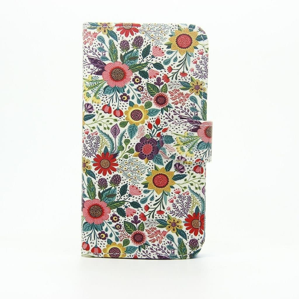 Galaxy J5 2016/J510 Case [with Free Screen Protector],Nanxi Colorful Pattern PU Leather Wallet with Credit Card Holder Slots Standing Style Protective Case Cover Skin for Samsung Galaxy J5 2016/J510