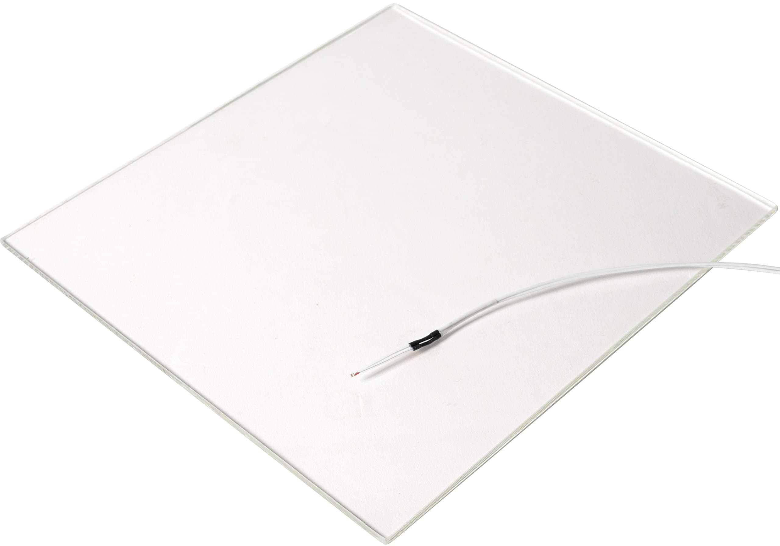 Clear Flat 3D Printer Borosilicate Glass: 200mm x 213mm x 3.3mm