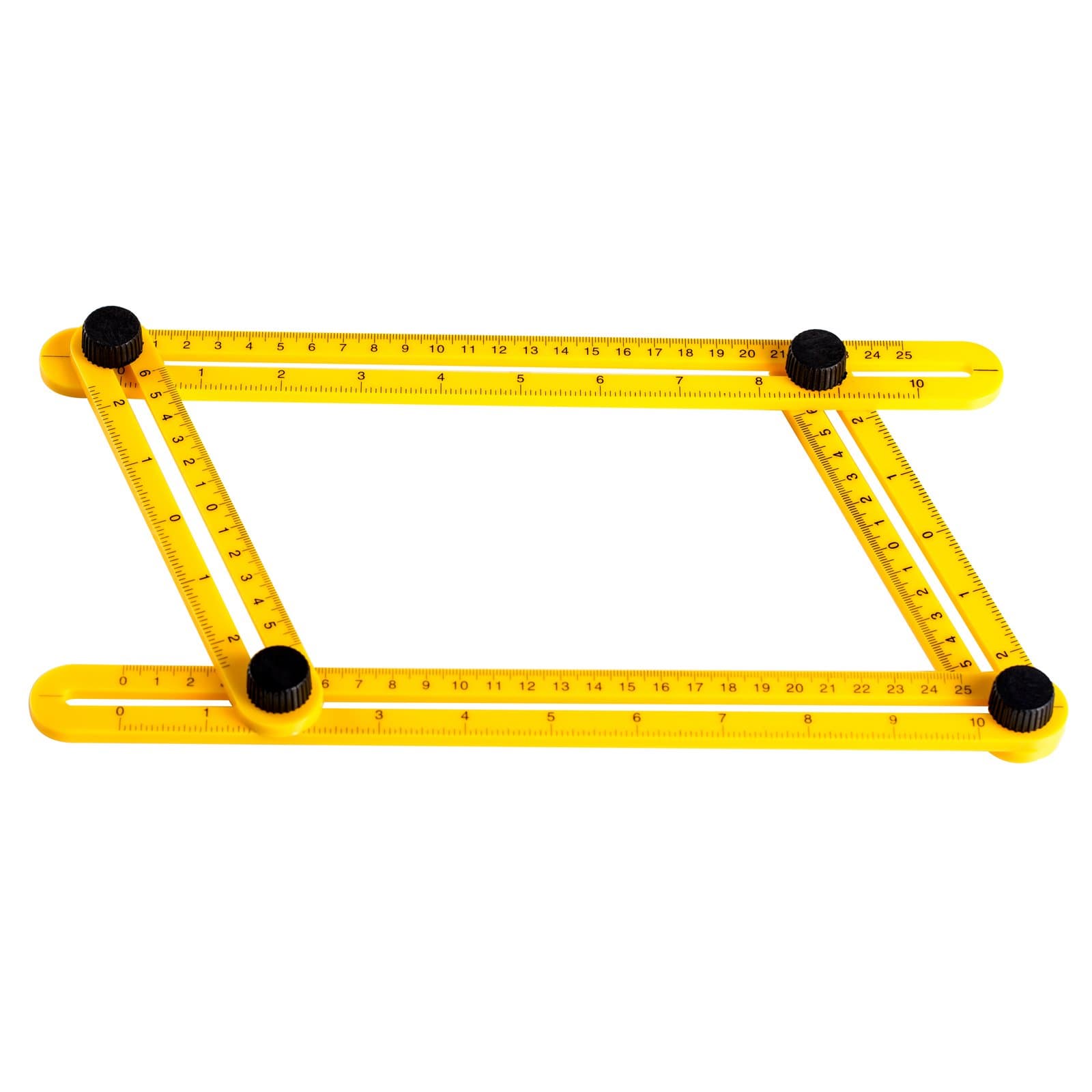 Angle-izer Template Tool, Multi-Angle Measuring Ruler, General Angleizer Template Ruler for (Yellow)