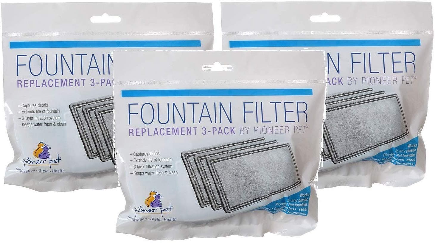 Replacement Filters for Plastic Fountains