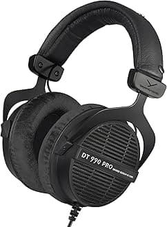 – Beyerdynamic DT 990 PRO Limited Black Edition Open-Back Studio Headphones 80 Ohm