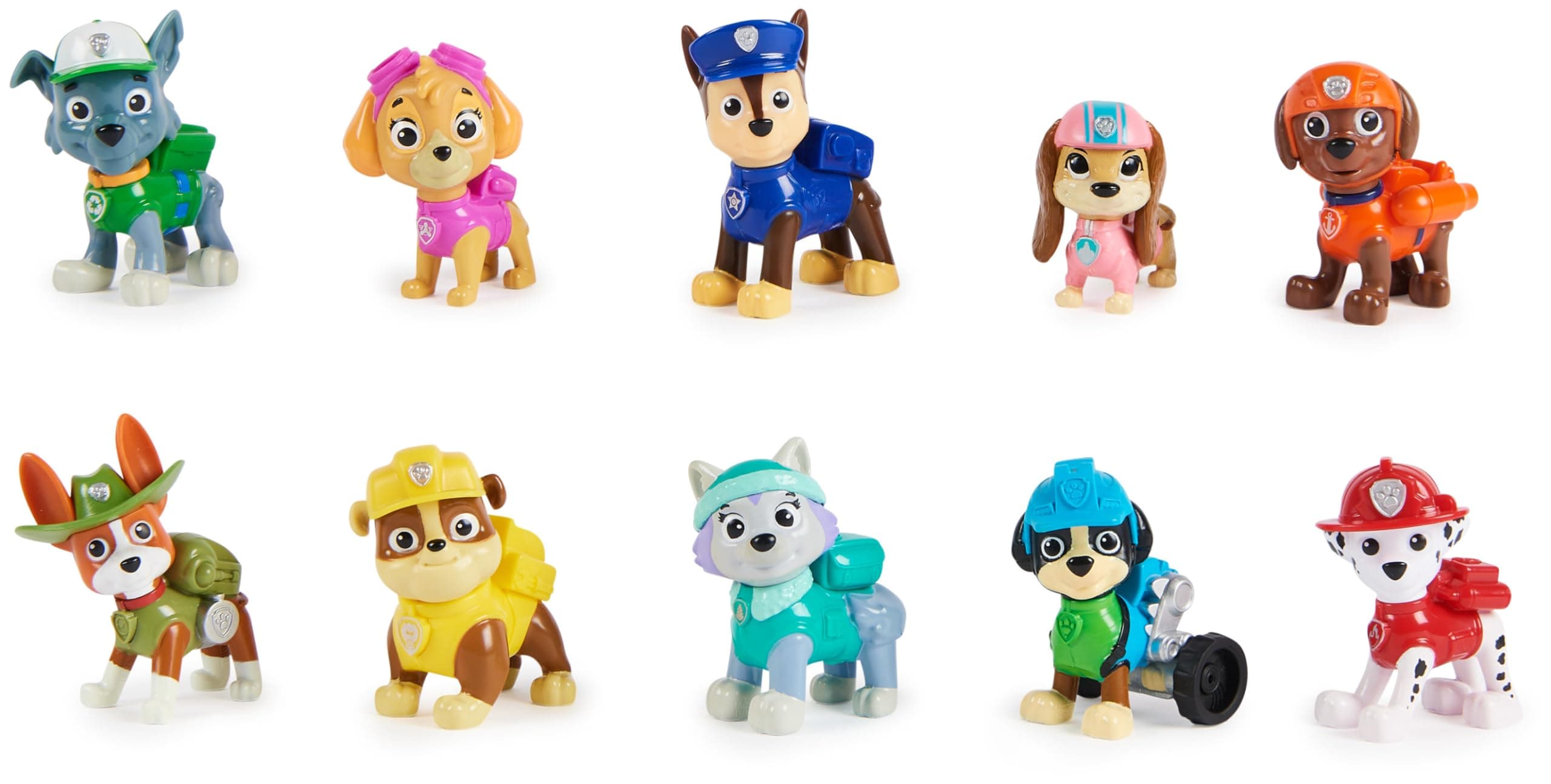 10th Anniversary, All Paws On Deck Toy Figures Gift Pack with 10 Collectible Action Figures, Kids' Toys for Ages 3 and up