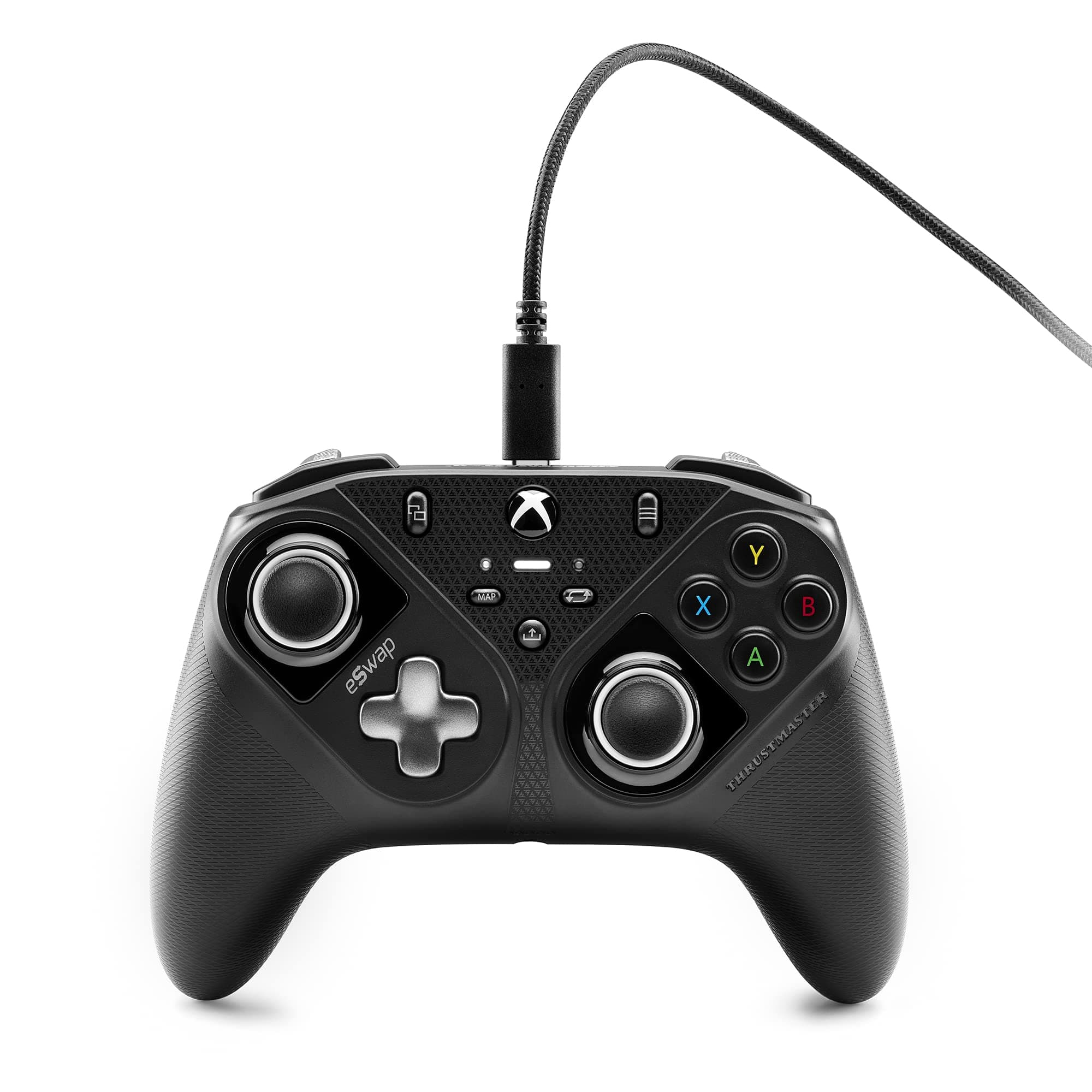 【Xbox公式ライセンス商品】Thrustmaster スラストマスター ゲームパッド eSwap S Pro Controller Xbox Series X|S Xbox One PC 対応 アクションゲーム 有線 交換可能ミニスティック タクトスイッチ 国内正規品1年間メーカー保証