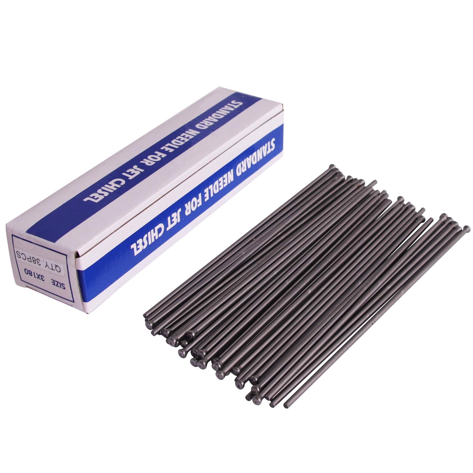 SWANSOFT Descaling Needles for Needle Scaler, 38 Pcs Replacement Needles Set, 7' Length