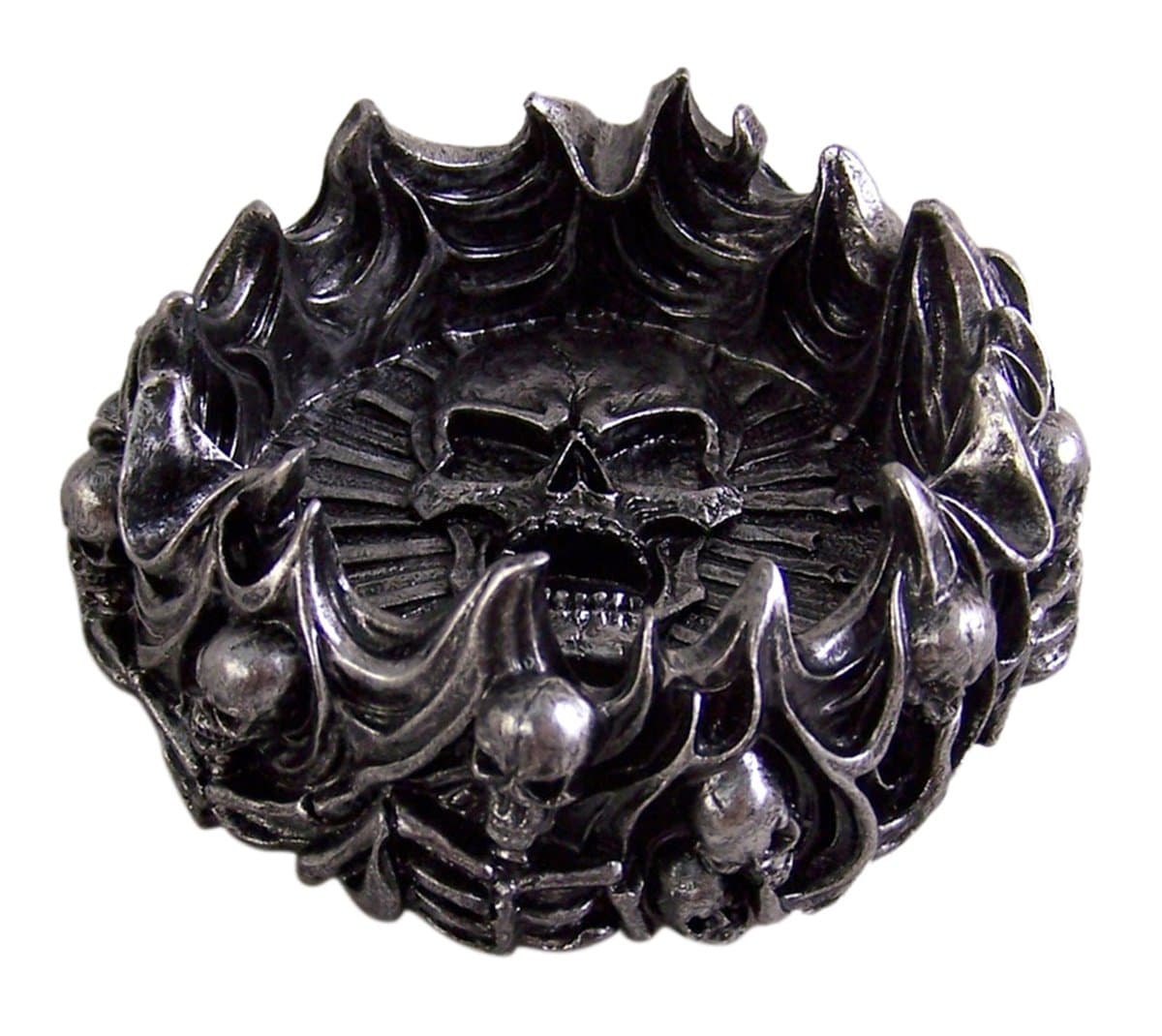 Gothic Skull and Bones Decorative Ashtray