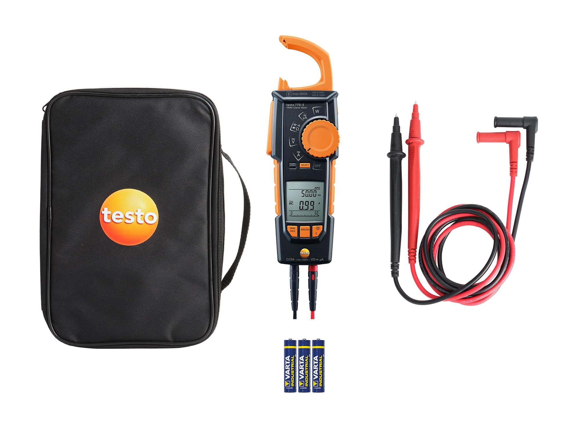 Testo770-3 TRMS clamp meter with Bluetooth