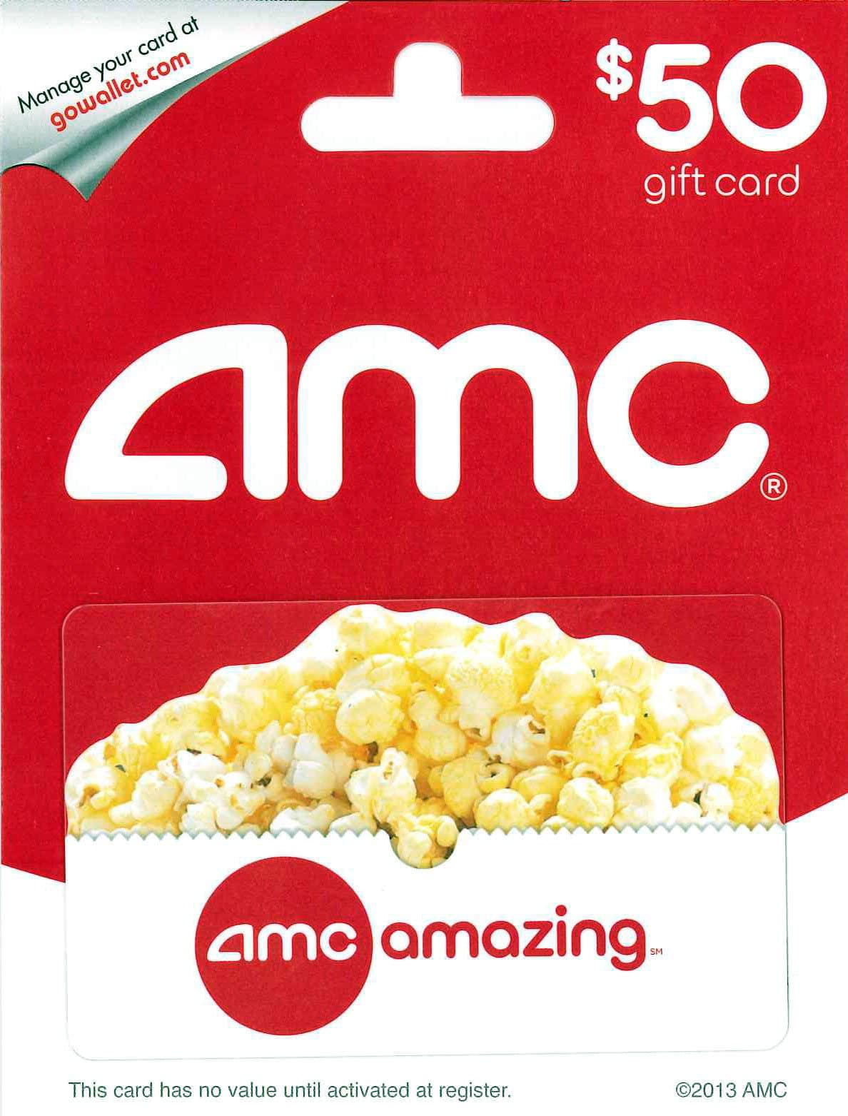 AMC Theatres Physical Gift Card | Classic Popcorn